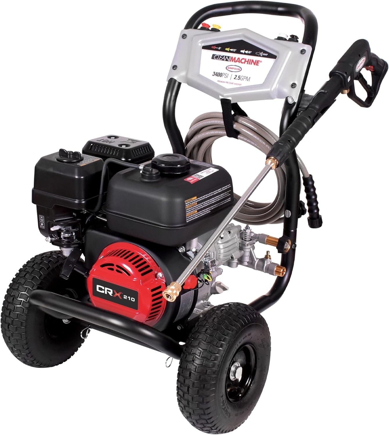 Simpson 3400 PSI Gas Pressure Washer, 2.5 GPM Residential Power Washer