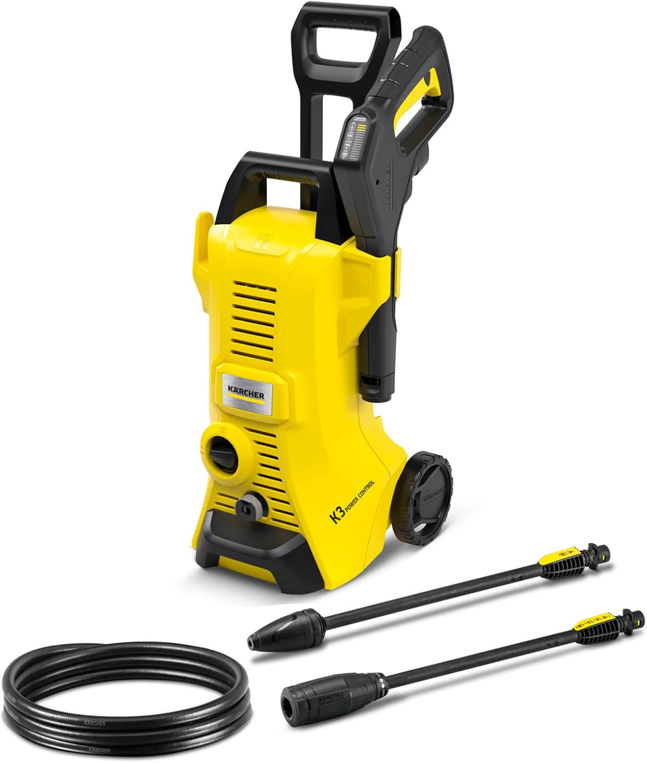 Kärcher Pressure Washer, K3 Power Control, Max 2100 PSI, 26 Ft. Hose, 2 Spray Wa