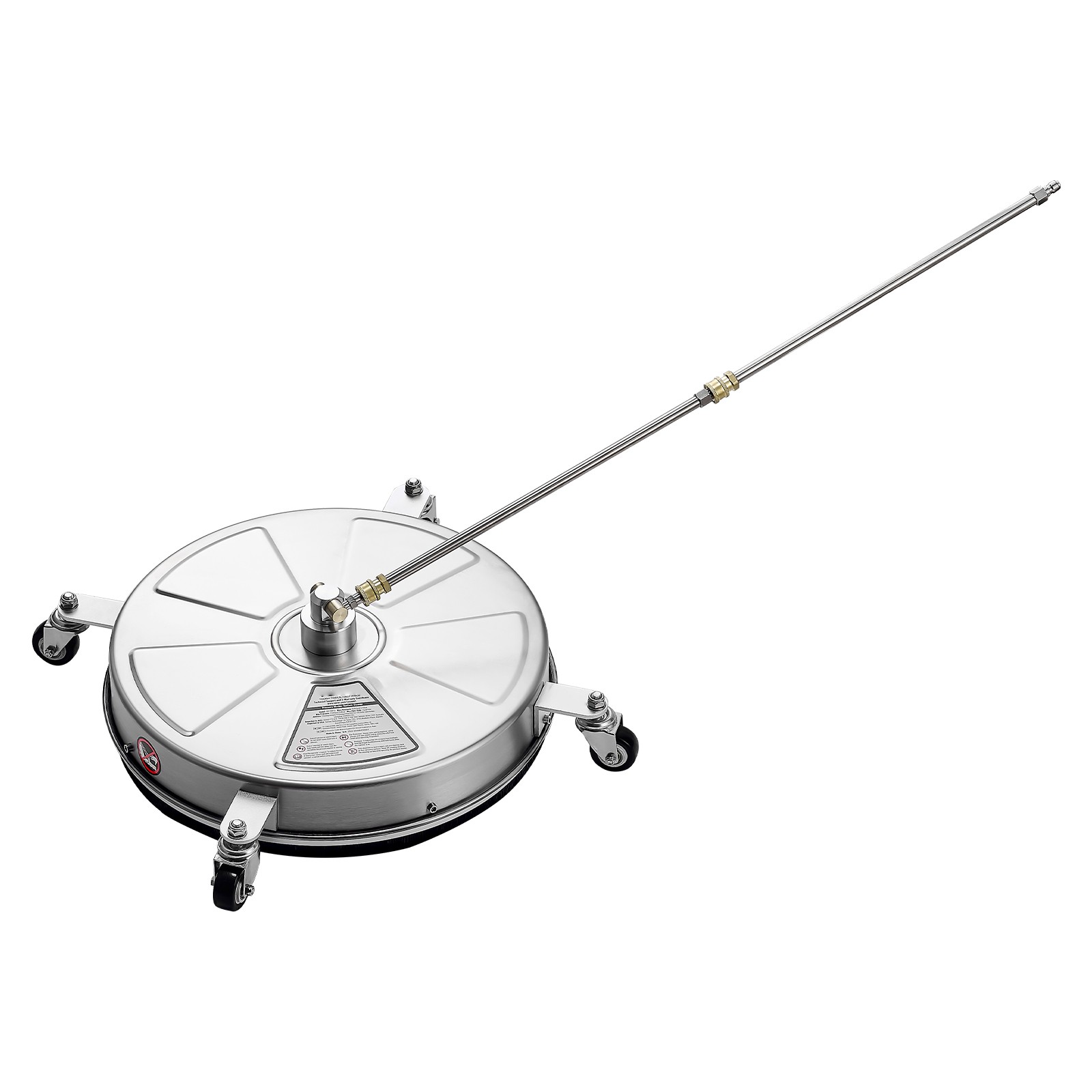 Uimoso 18″ Pressure Washer Surface Cleaner 4Wheels 4000 Max PSI 2 Extended Wands