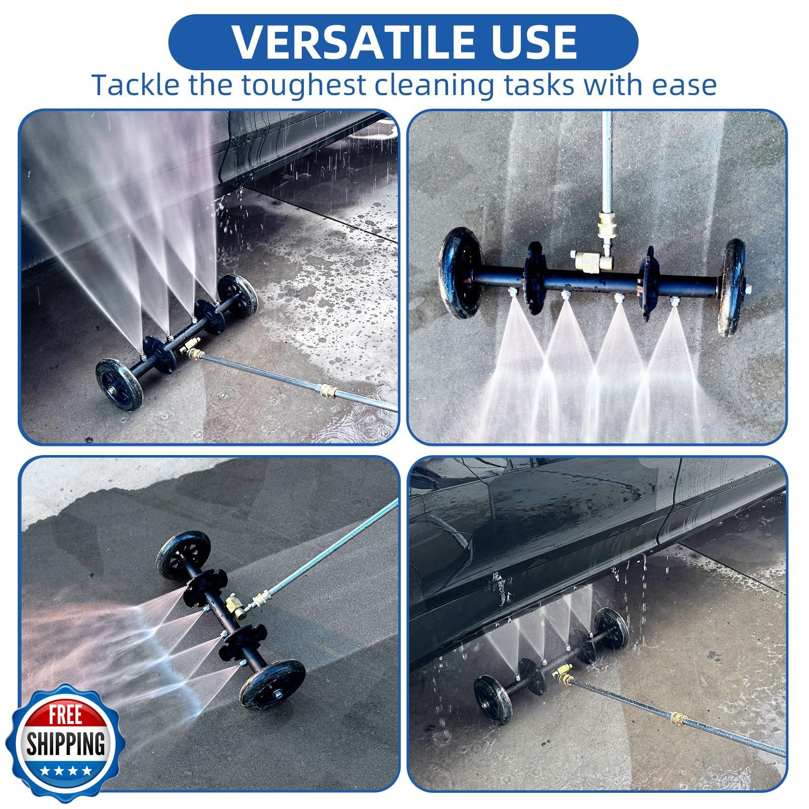 DUSICHIN Undercarriage Cleaner Water Broom Pressure Washer Attach