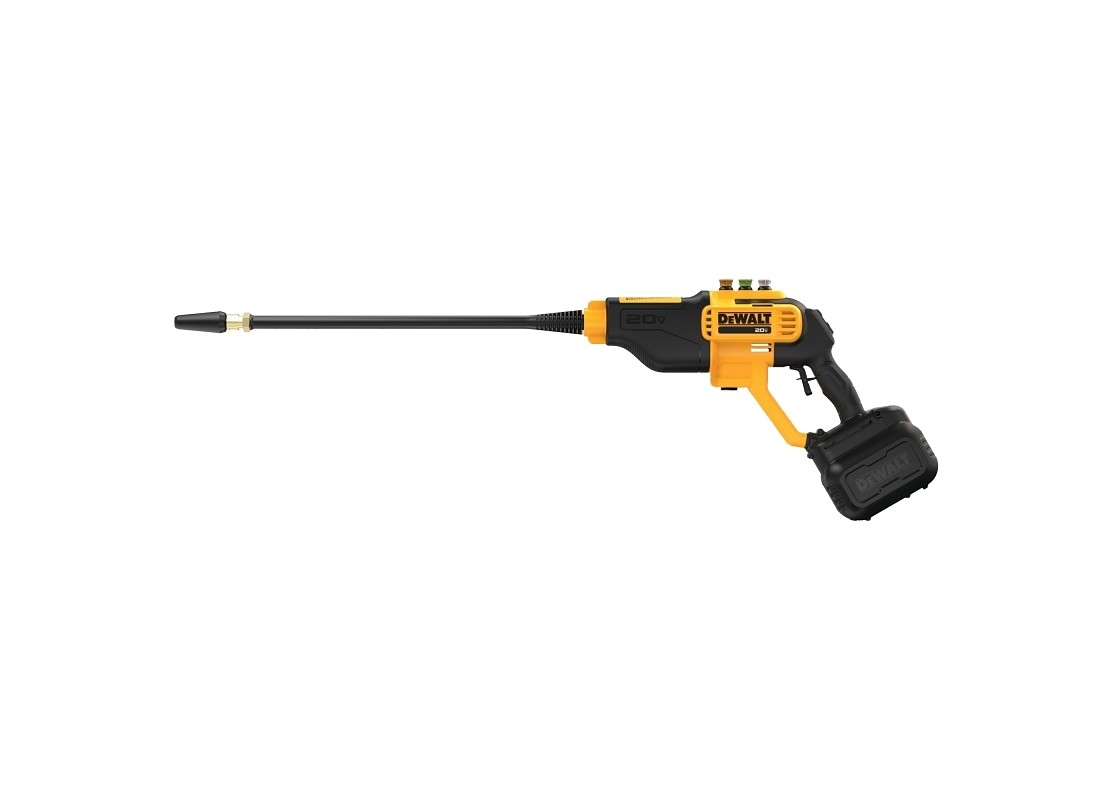Cordless Electric Power Cleaner, 20 V Battery, 1.0 gpm, 550 psi Pressure, 20 ft