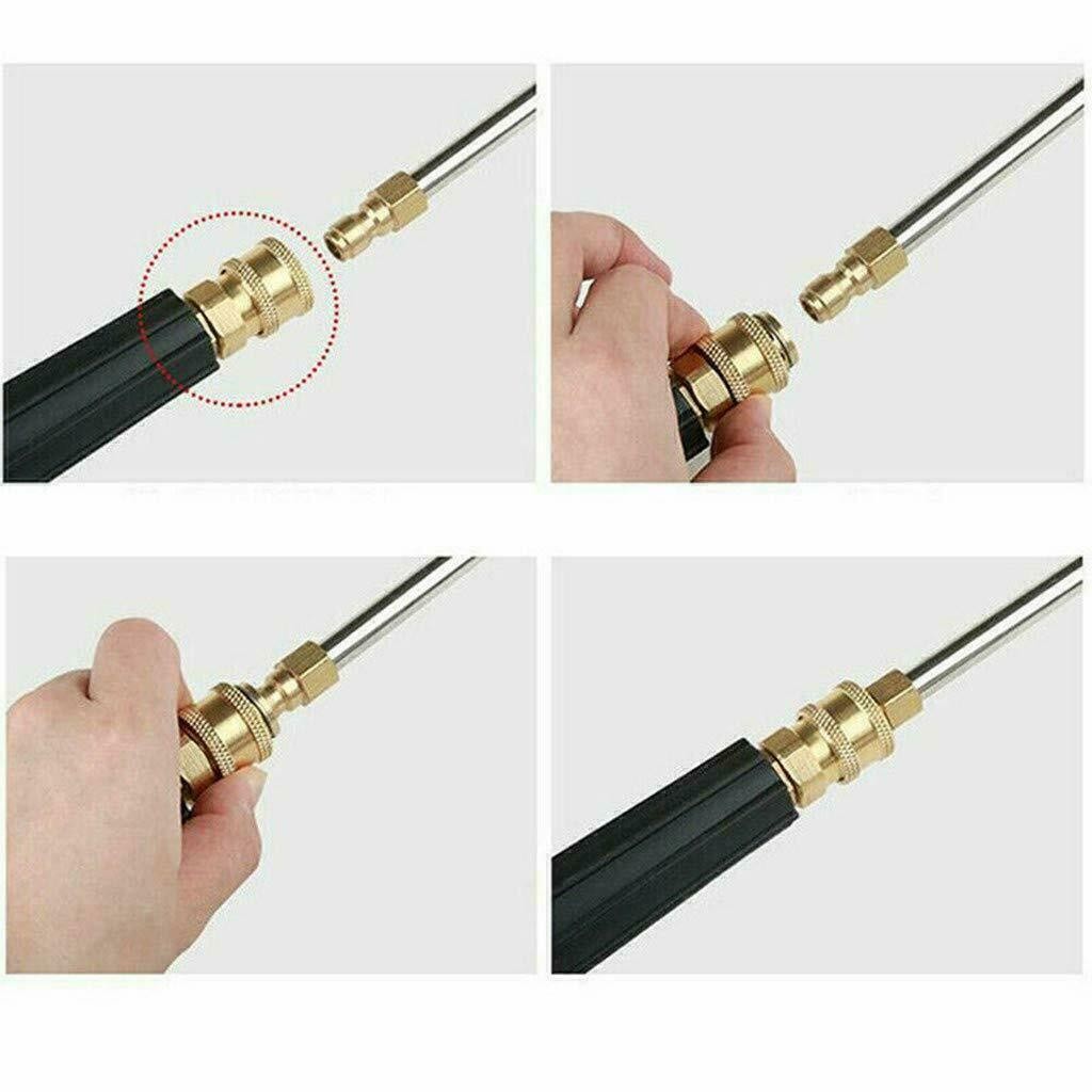 High Pressure Washer Gutter Cleaner Rod Nozzle For Lance Wand 1/4″ Quick Connect