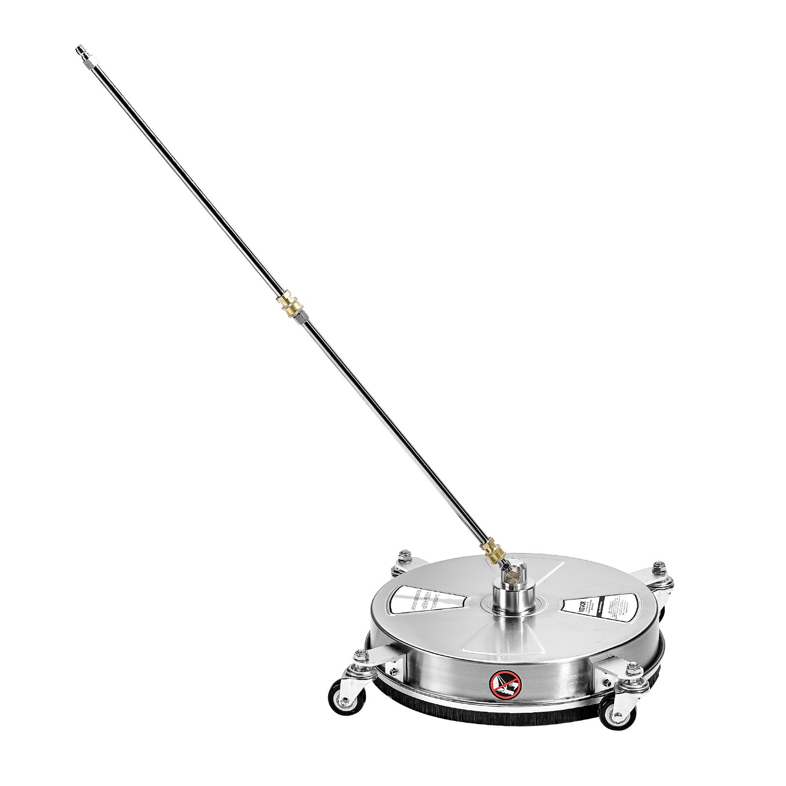 VEVOR 16.5″ Pressure Washer Surface Cleaner 4 Wheels Stainless Steel 4000Max PSI