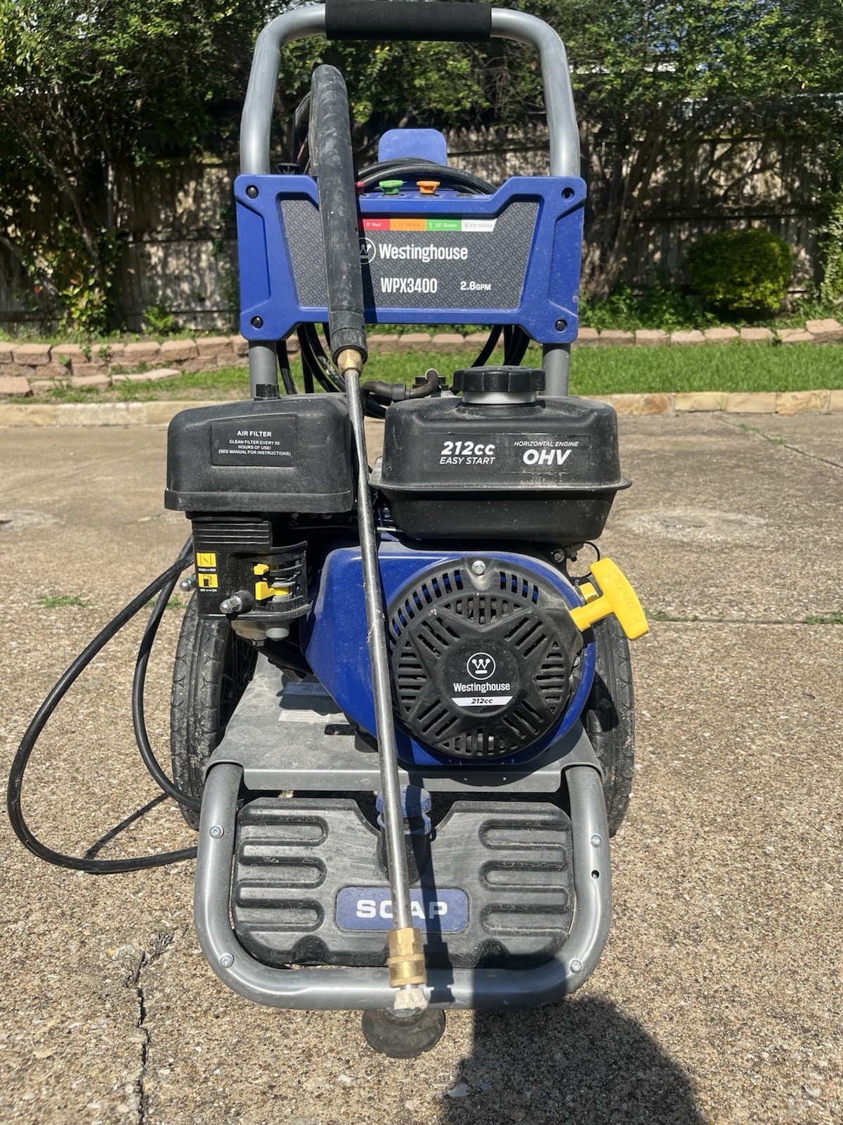 Westinghouse 3400 PSI 2.6 GPM Gas Pressure Washer Dallas Pick Up Only
