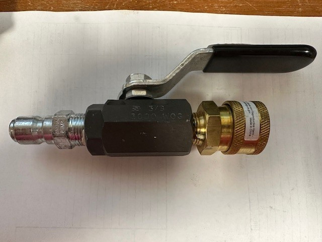 3/8″ Carbon Steel Ball Valve Kit for Power Pressure Washers 3000-4000 PSI 4 GPM