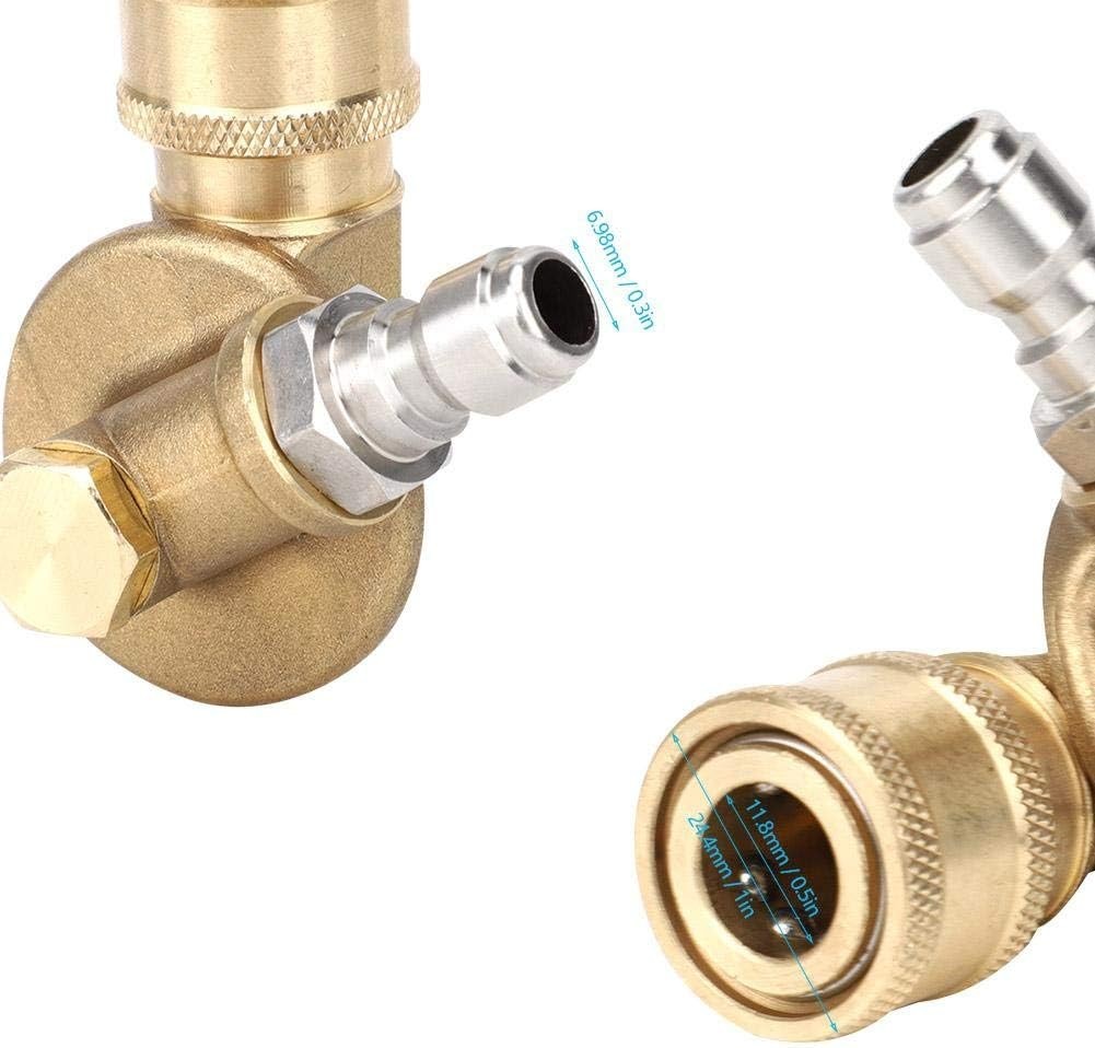 Spray Nozzle 1/4 Inch Adjustable 240° 7 Cleaning Angles High Pressure
