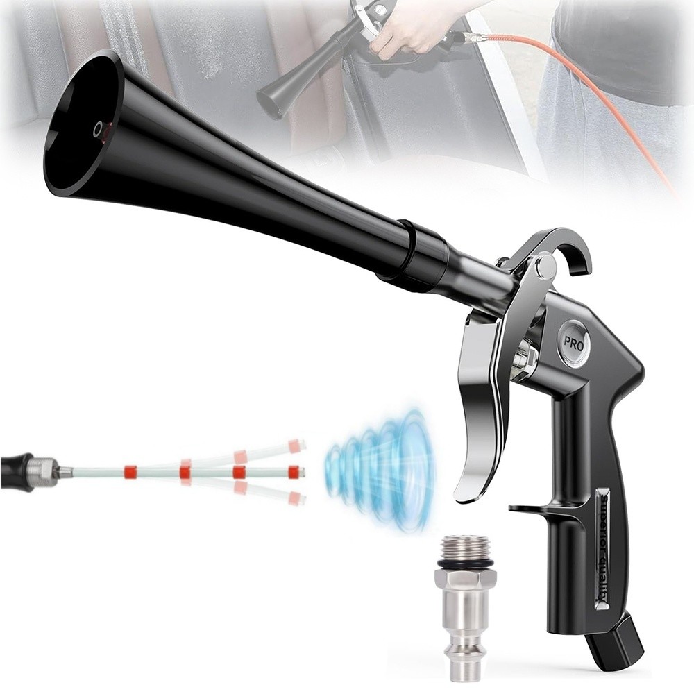 Car Cleaning Gun,Detailing Interior Dryer Air Blow Gun,High Pressure Blower Gun
