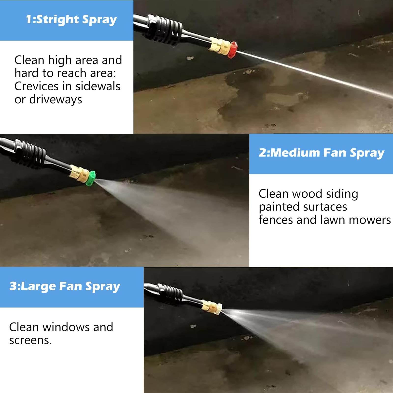 Foam Cannon Dual-Connector for Pressure Washer, 7 Nozzles, 4000 PSI, Quick Conne