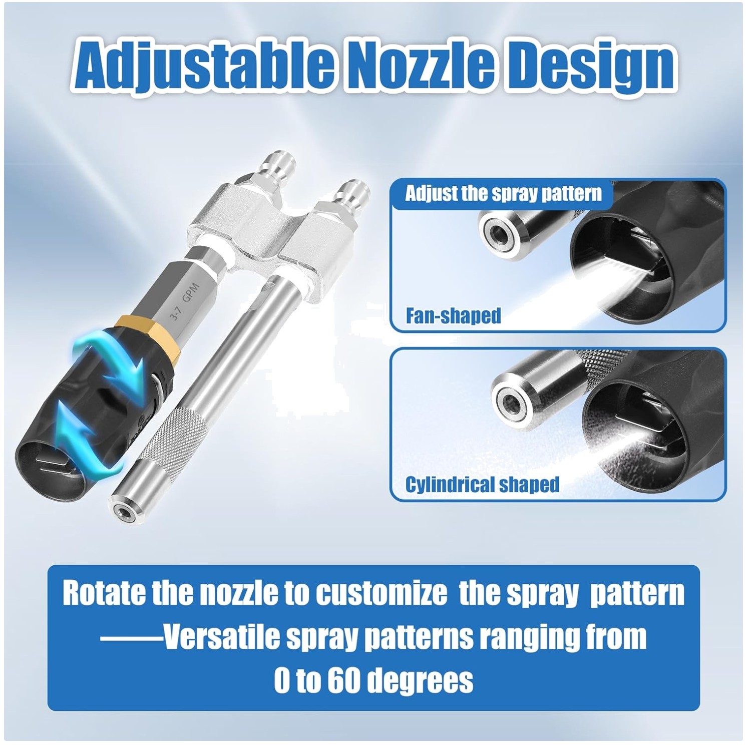 Corrosion Resistant Twist Nozzle for Remote Cleaning