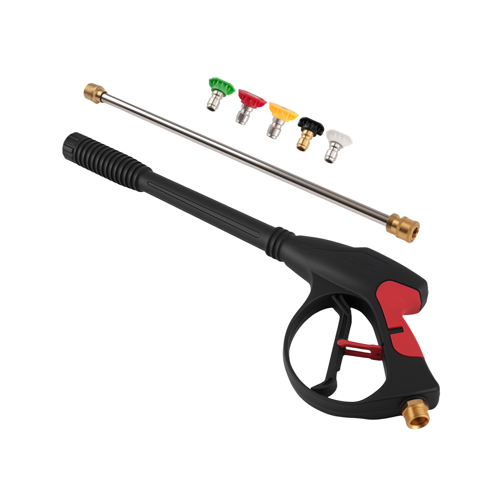 Heavy Duty Pressure Washer Gun M22 4000PSI with Extension Lance & 5 Nozzles