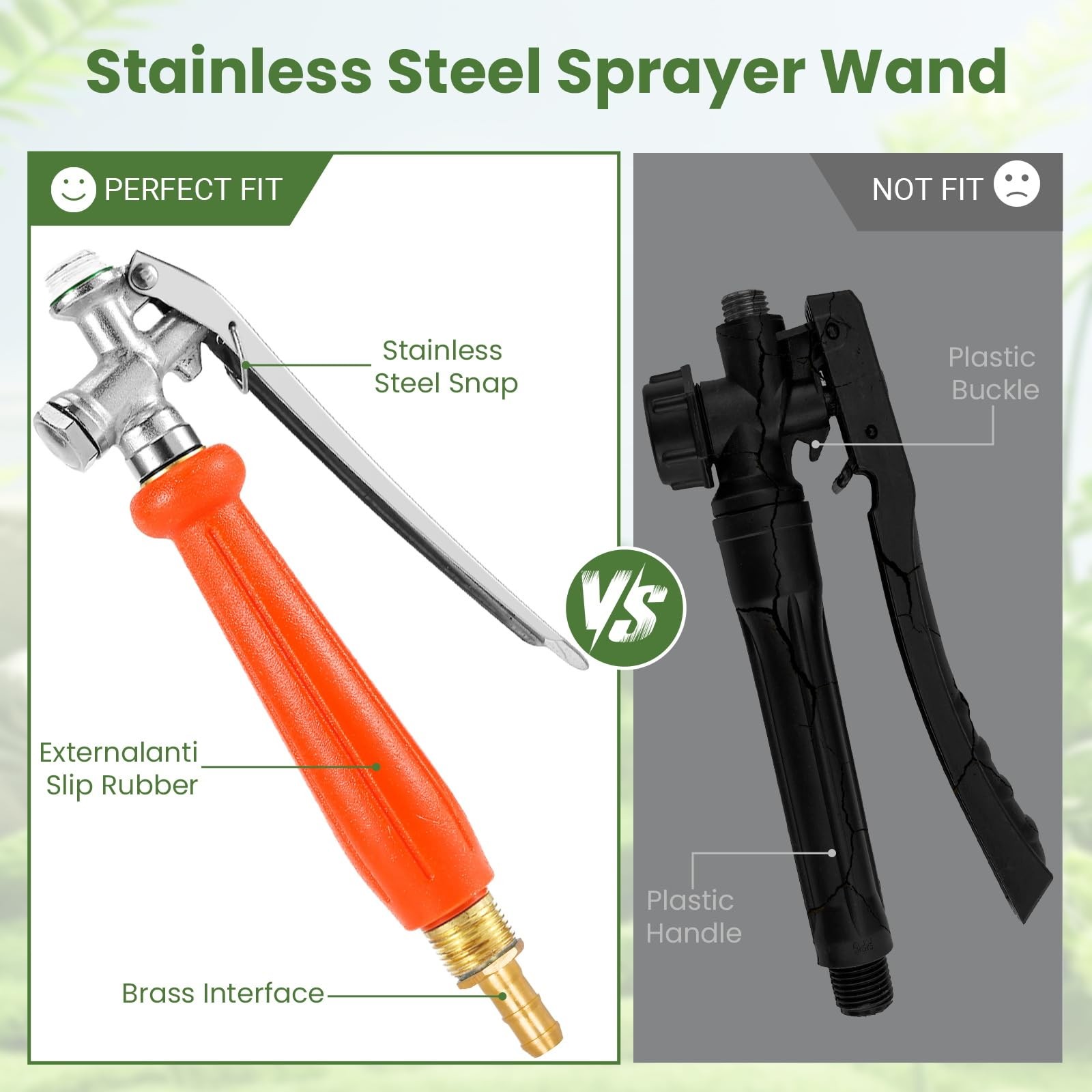 29″-44″ All Metal Replacement Sprayer Wand, 44 inches, 44″ Wand