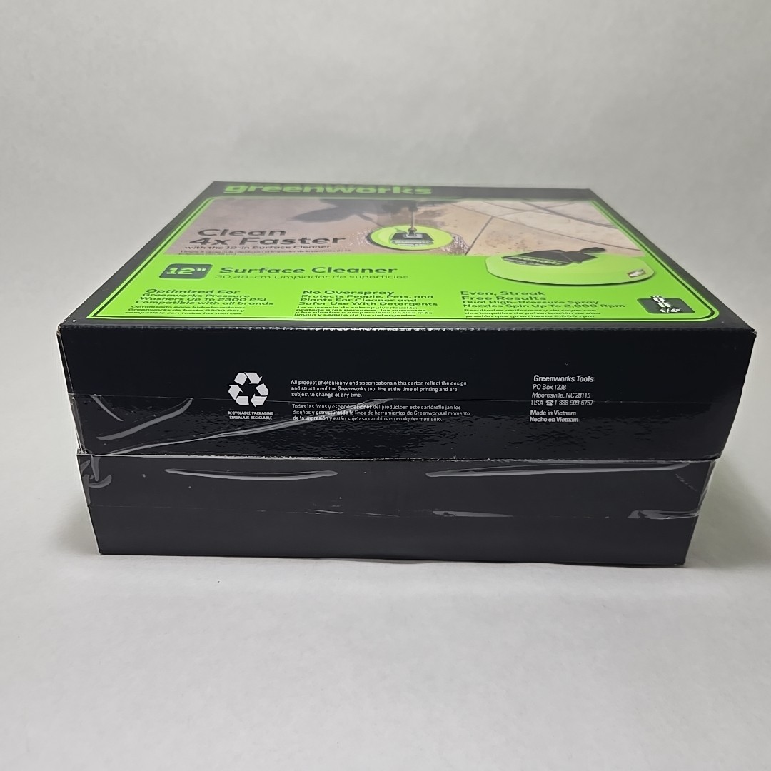 Greenworks 12″ Surface Cleaner For Electric Pressure Washer Max 2300 PSI