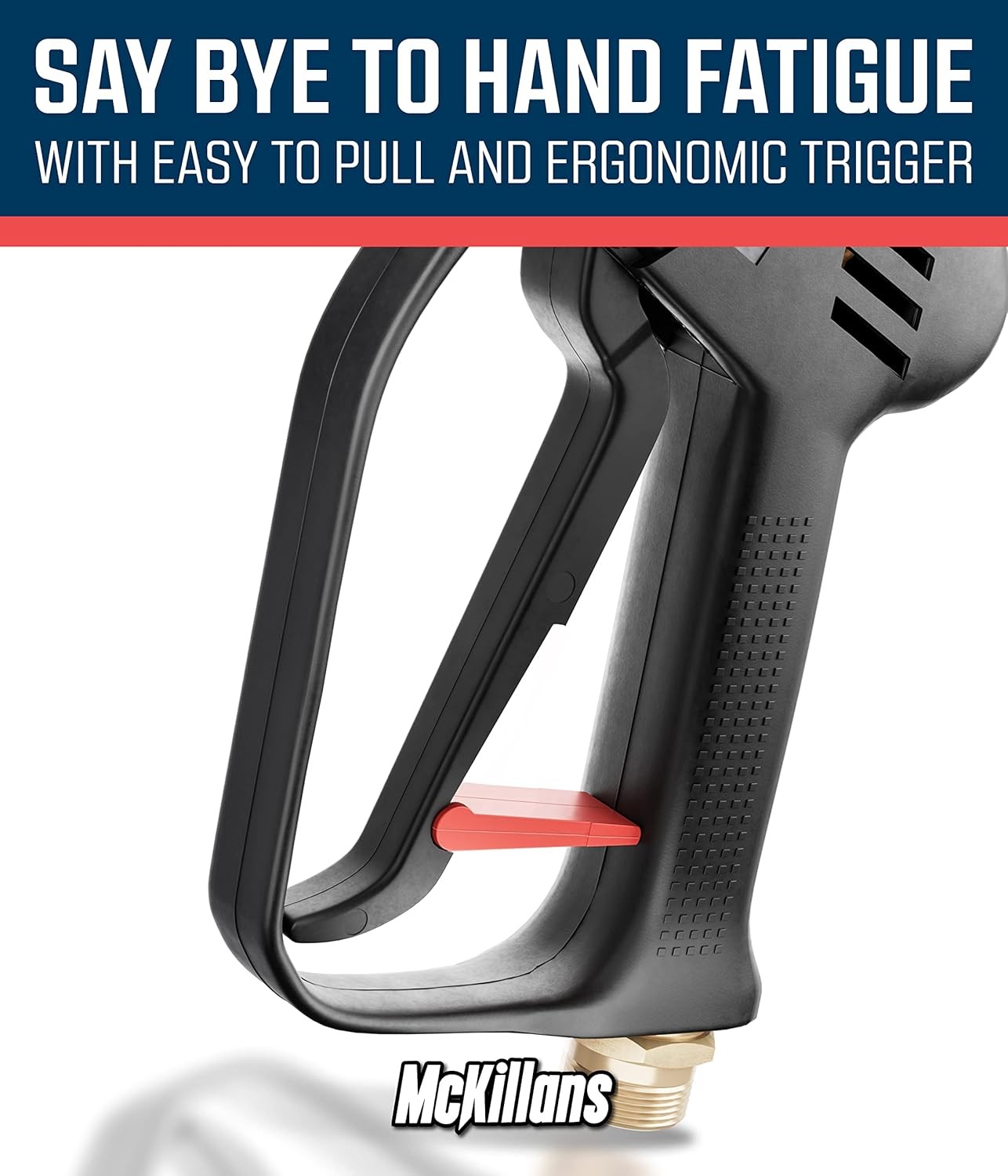 Short Pressure Washer Gun with Replacement M22 Inlet- High Pressure Water Handle