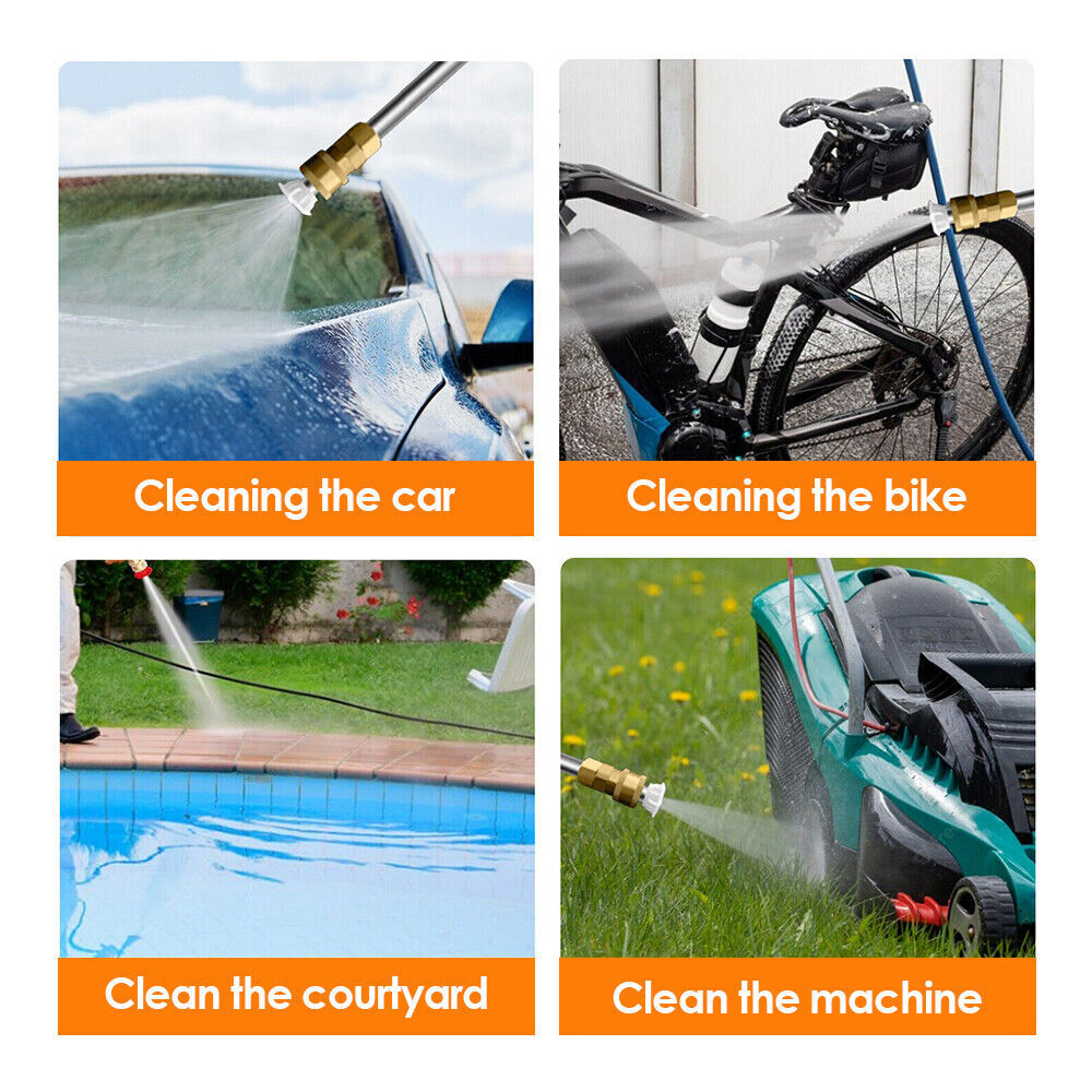 Cordless Electric High Pressure Water Spray Car Gun Portable Washer Cleaner Tool