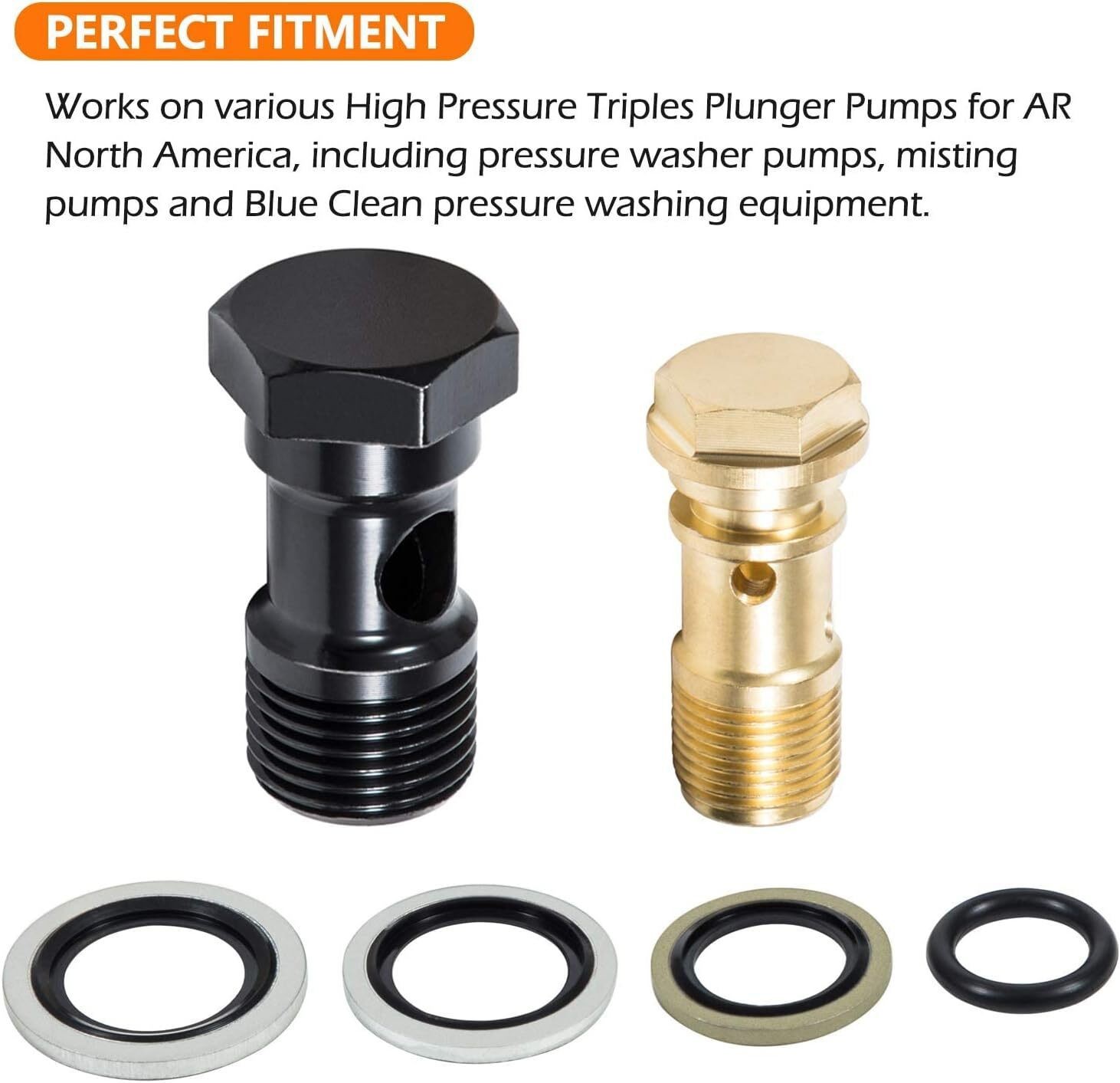 AR2119 for Annovi Reverberi XM,RK Series Gymatic 3/B Unloader Mounting Bolt Kit