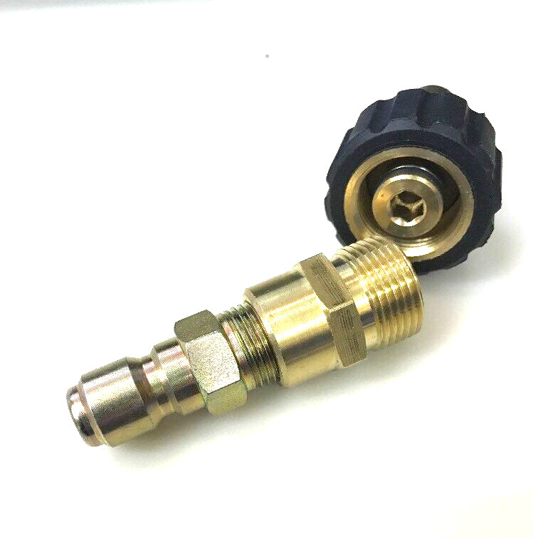 Pressure Washer Male M22/14mm x 3/8″ Plug Karcher StyleTwist Disconnect Plug