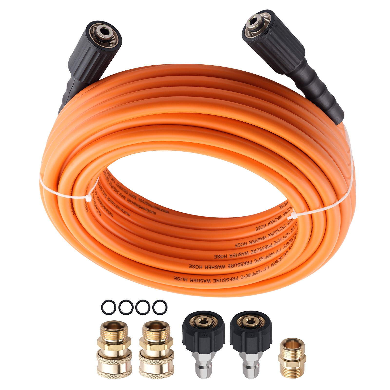 50FT Power Pressure Washer Hose for Powerstroke Troybilt 5800PSI M22-14mm