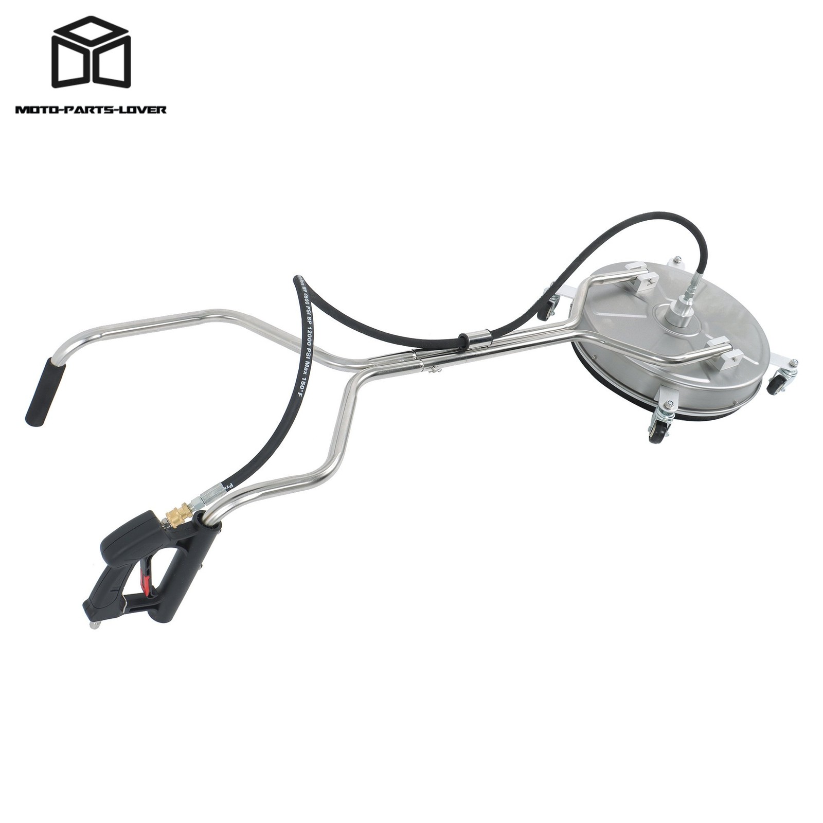 18Inch Pressure Washer Surface Cleaner W/ Handles & Wheels Quick Connect