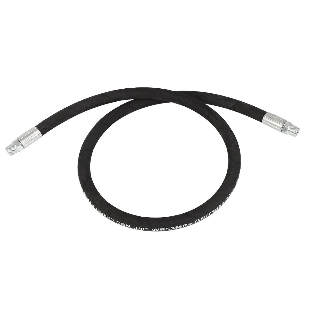 4 FT X 3/8″ Pressure Washer Whip Hose – 4000PSI Swivel NPT Solid M22 Female
