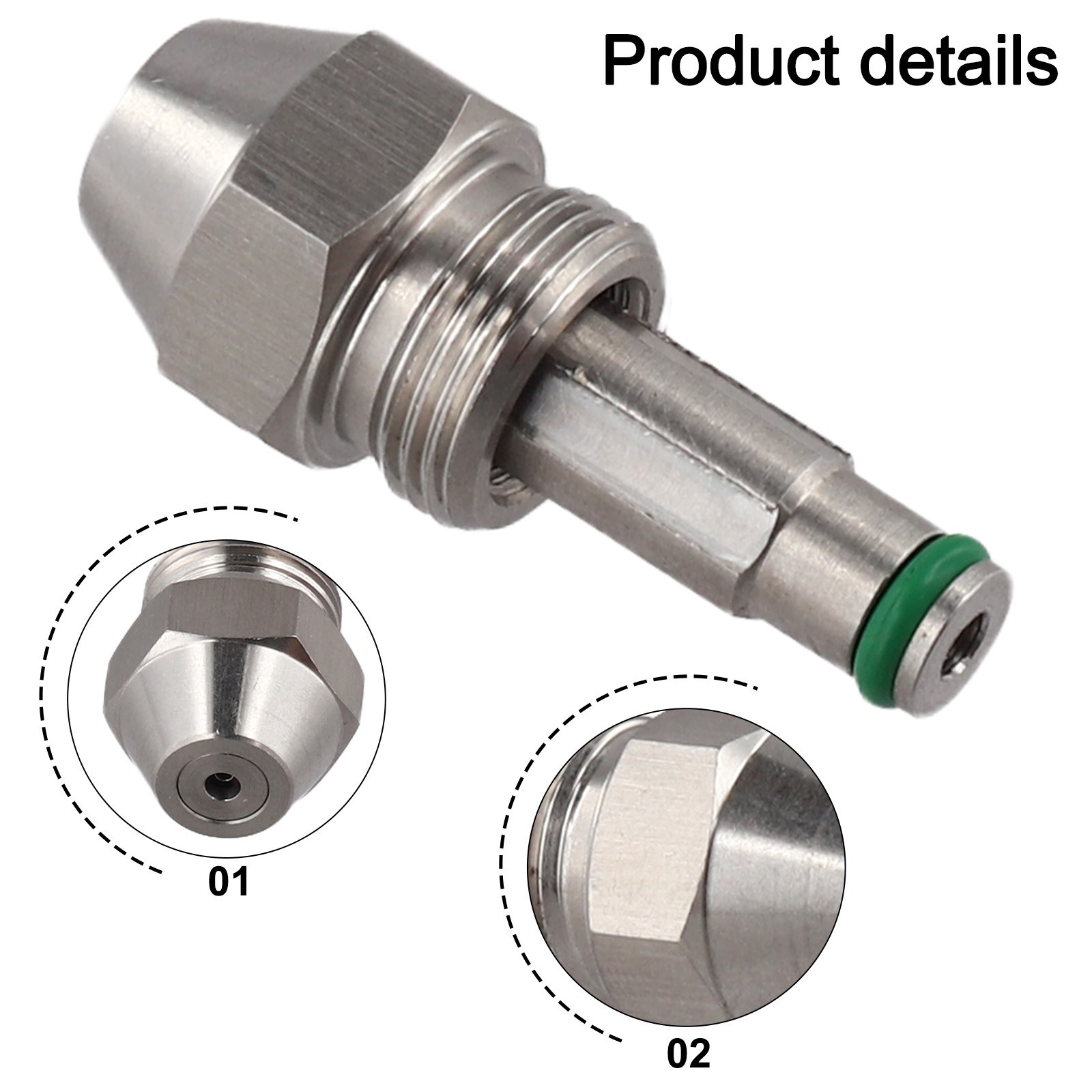 High Performance Waste Oil Burner Nozzle with Adjustable Spray Features