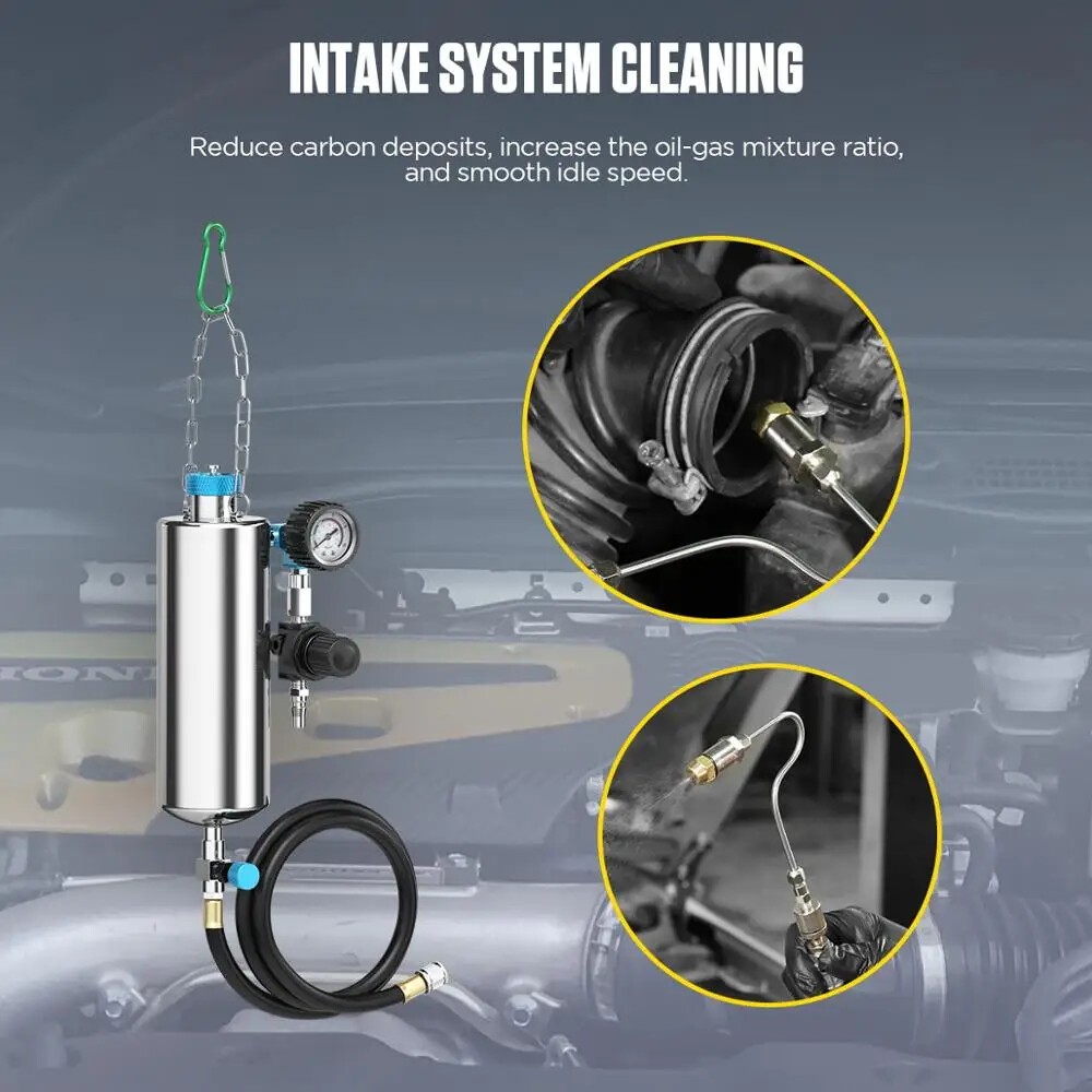 Petrol Car Injector Cleaner Gasoline Nozzle Flushing Petrol EFI Throttle Tools