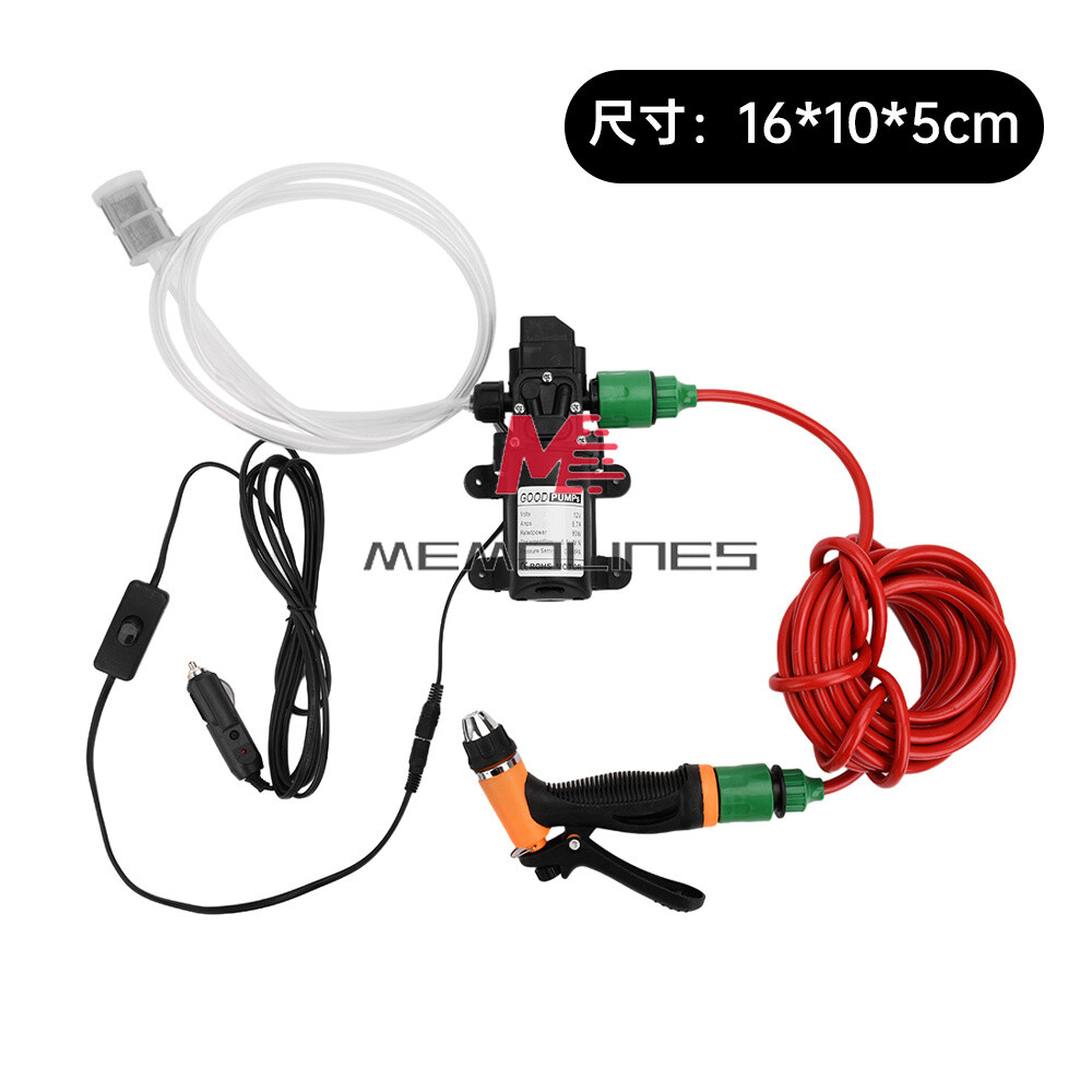 DC12V Portable Car High Pressure Washer Water Wash Cleaner Pump Kit Self-Priming
