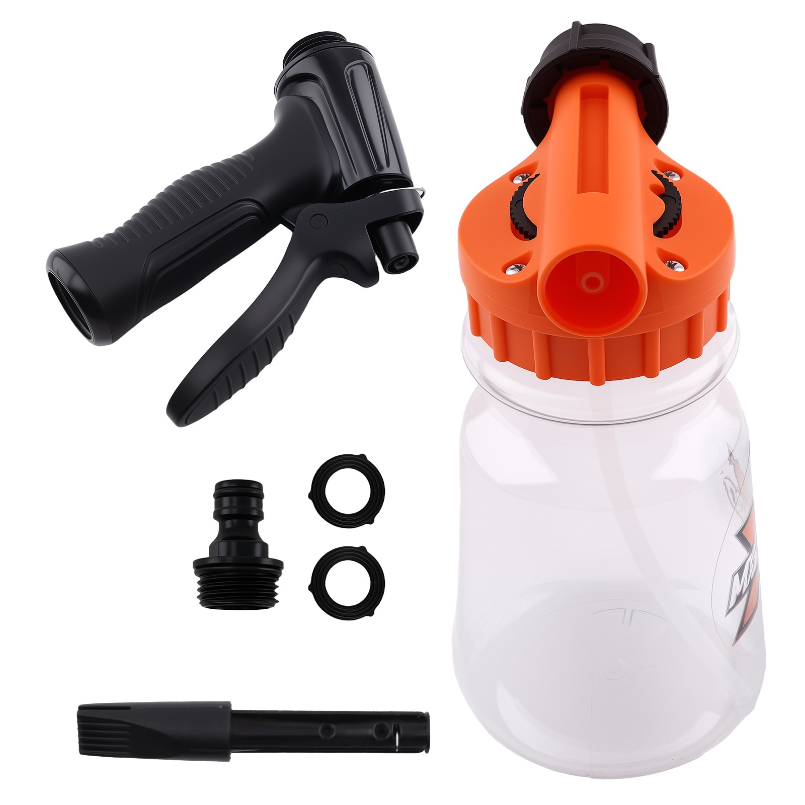 1L Adjustable Car Wash Foam Cannon for Garden Hose Pressure Quick Connect
