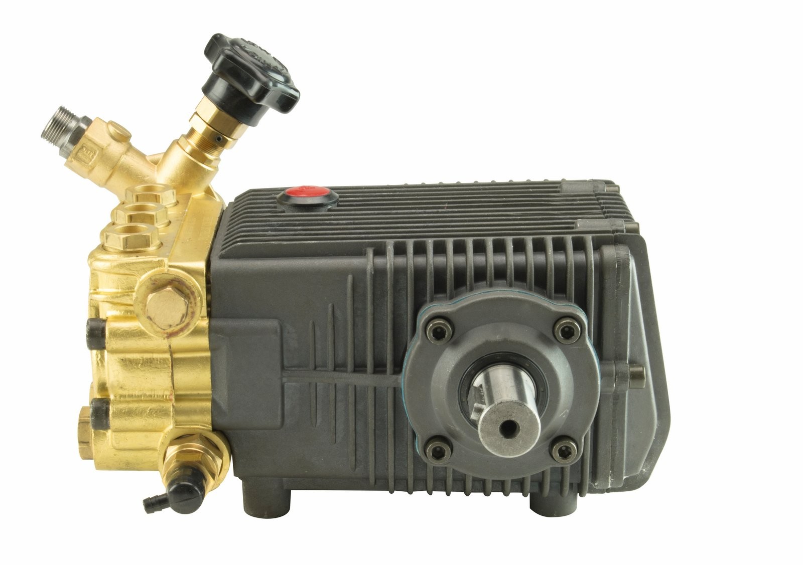 Erie Tools 1″ Solid Male Shaft Triplex Pressure Washer Pump, 6.1 GPM, 5200 PSI