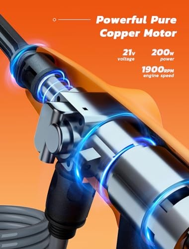 OGASAMI PORTABLE PRESSURE WASHER CORDLESS 1.85MPA PRESSURE WASHER D-021 – ORANGE