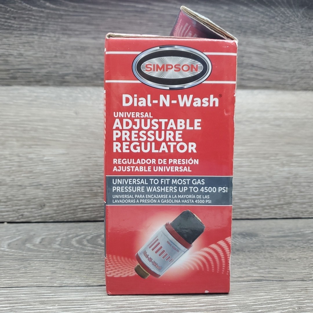 Simpson Dial-N-Wash Adjustable Pressure Washer Regulator Hose Attachment 4500PSI