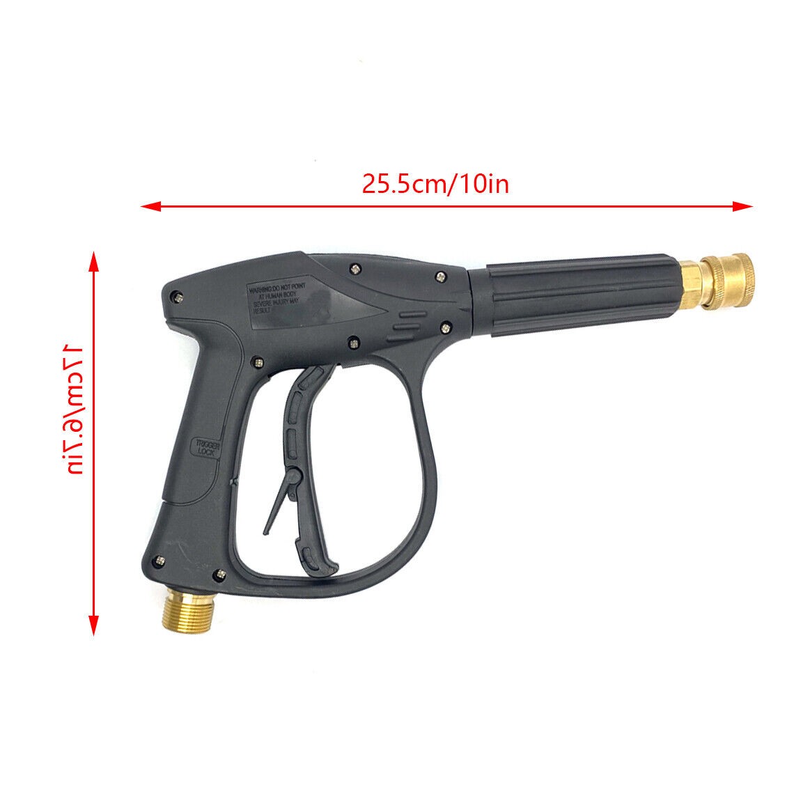 4000PSI High Pressure Car Power Washer Spray Gun Wand Lance Nozzle Tips Hose Kit
