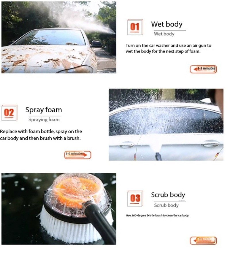 Home Use High-Pressure Washer 220V Water Pump Car Wash Machine Fully Automatic