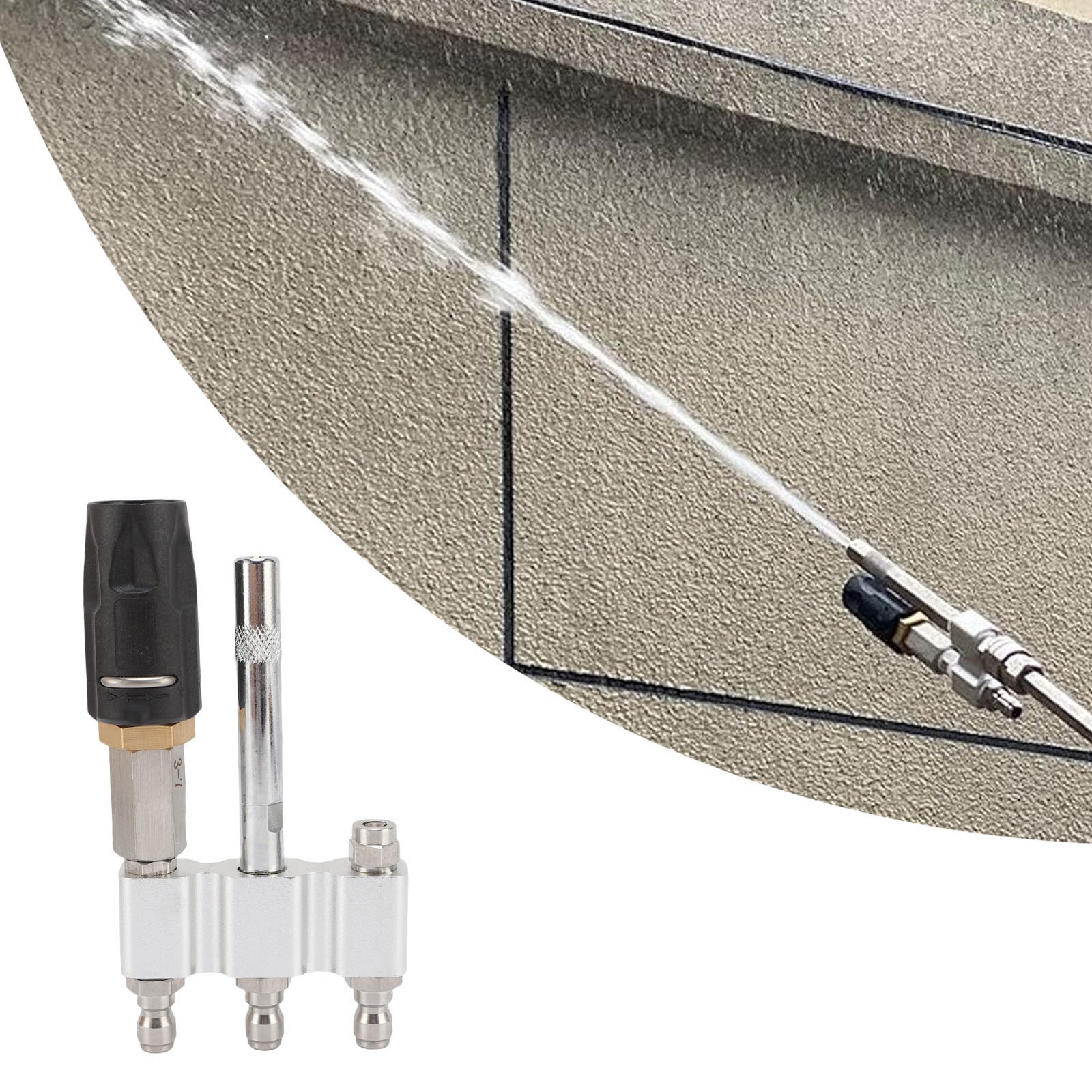 M5 Twist Nozzle Fit For Pressure Washer Long Tip 1/4in Quick