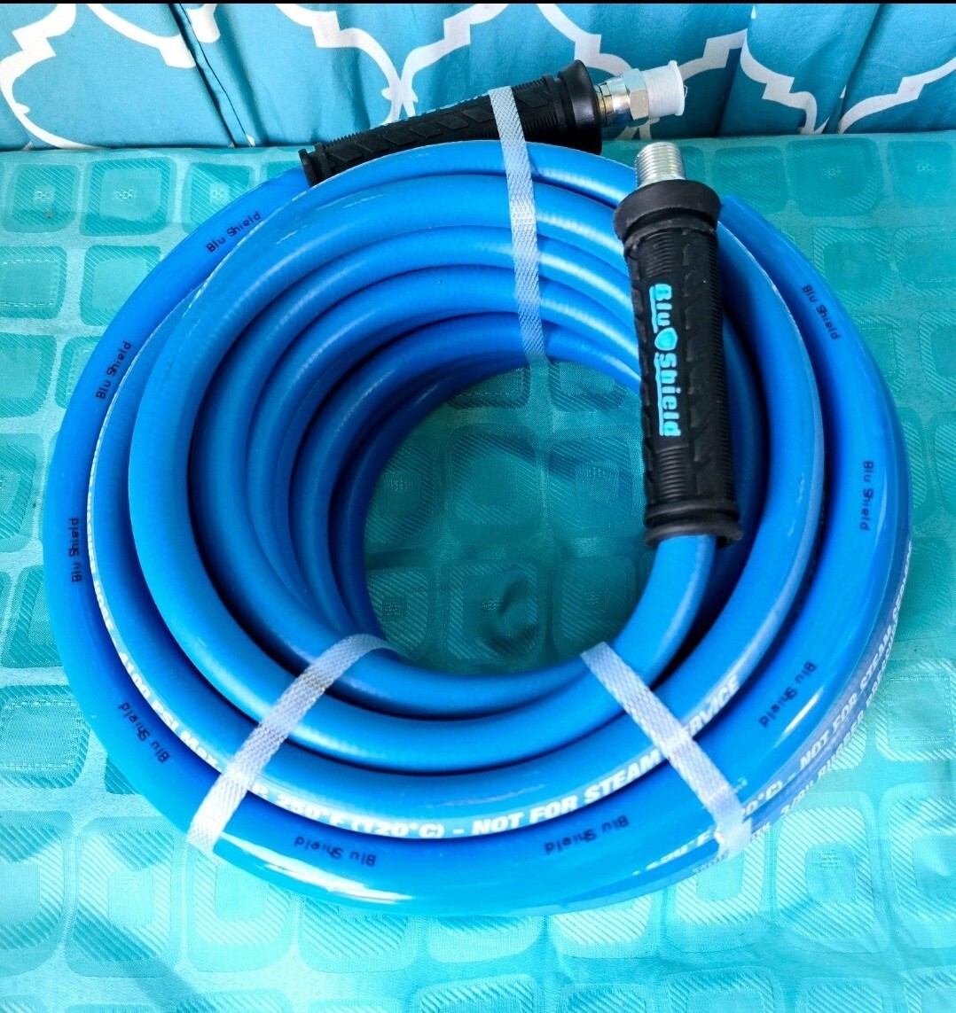 BluShield 50ft X 3/8″ Rubber Pressure Washer Hose