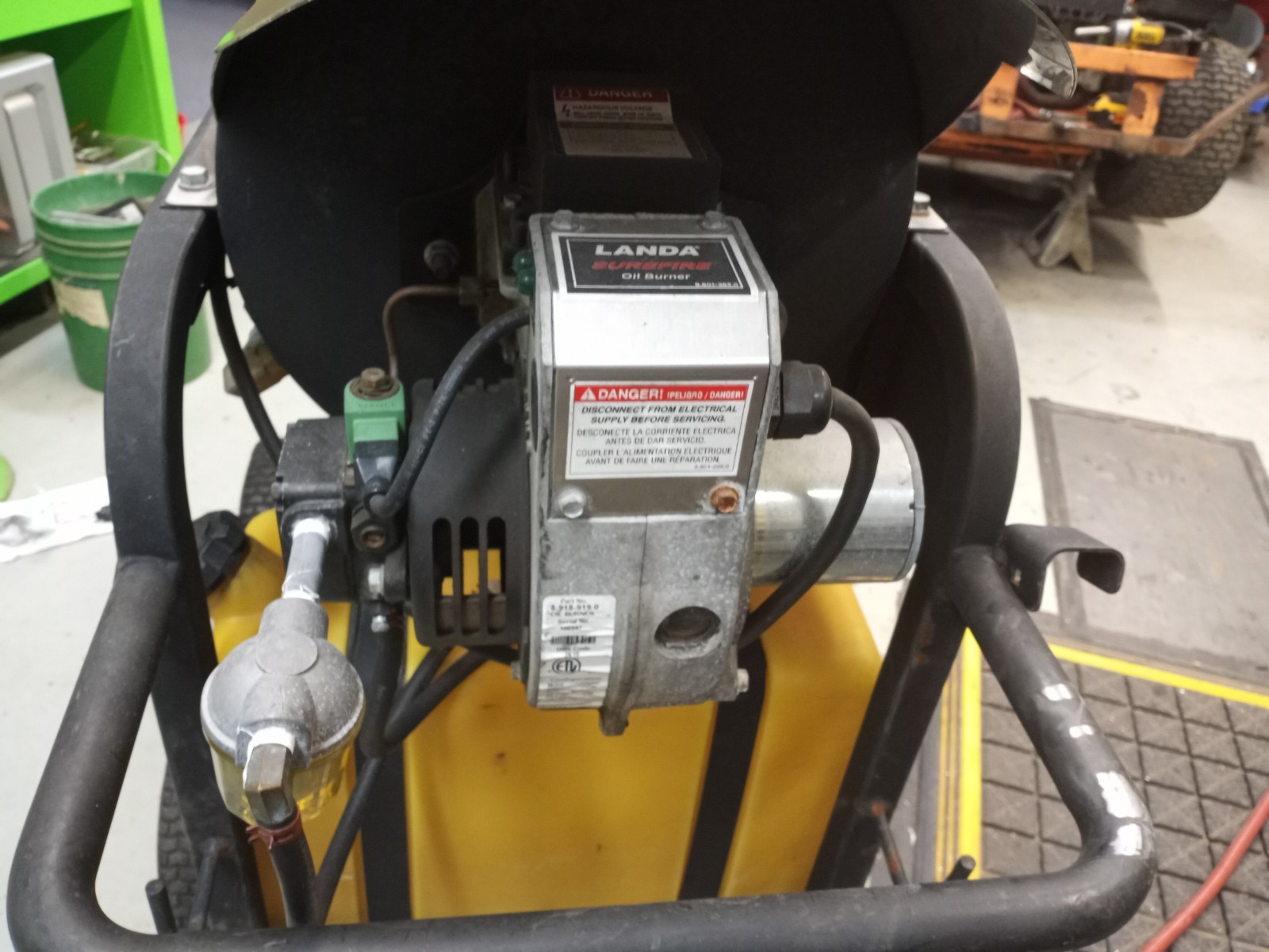 Landa heated pressure washer refurbished