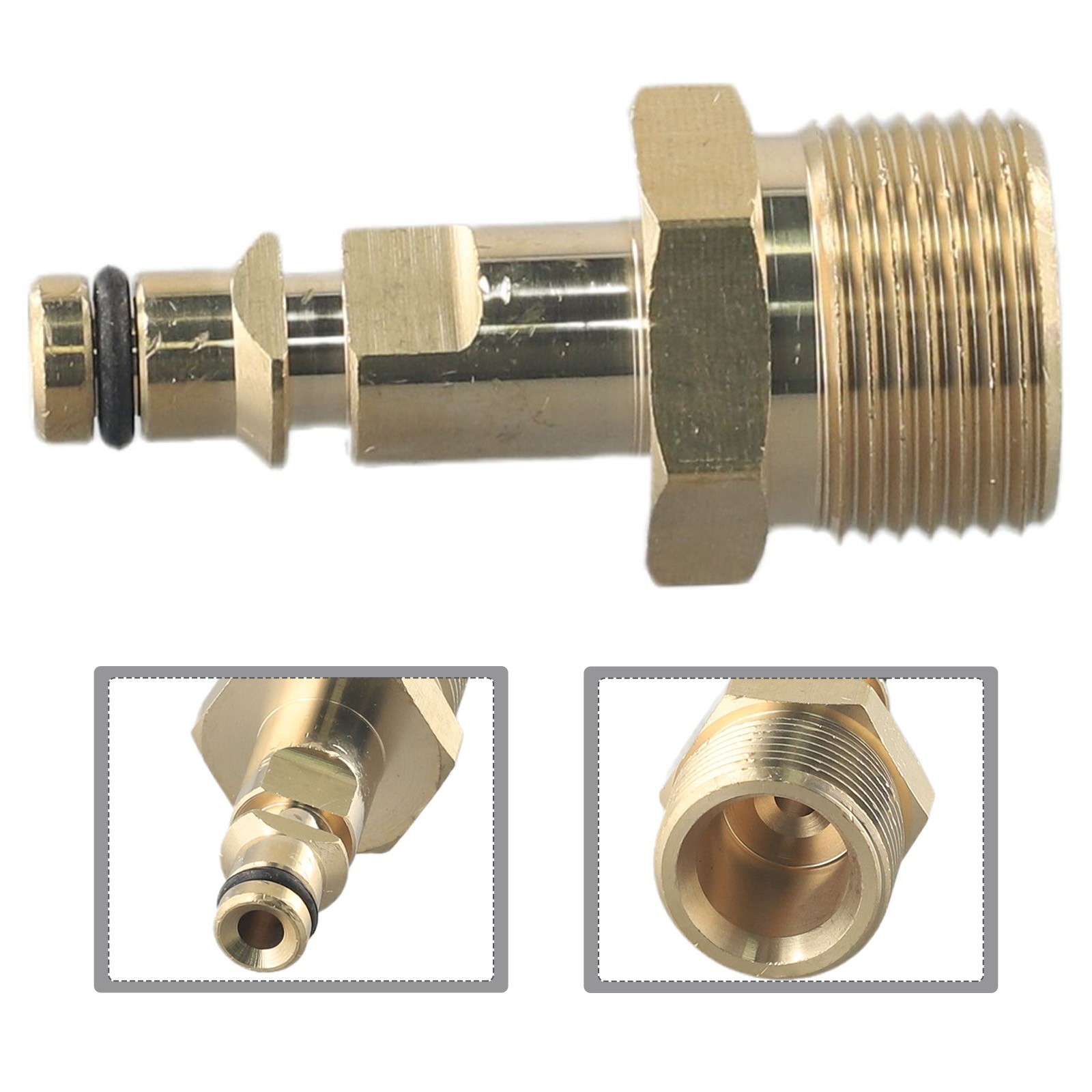 Replace Adapter High Pressure Washer Hose Pipe Quick Connector Convert Kits