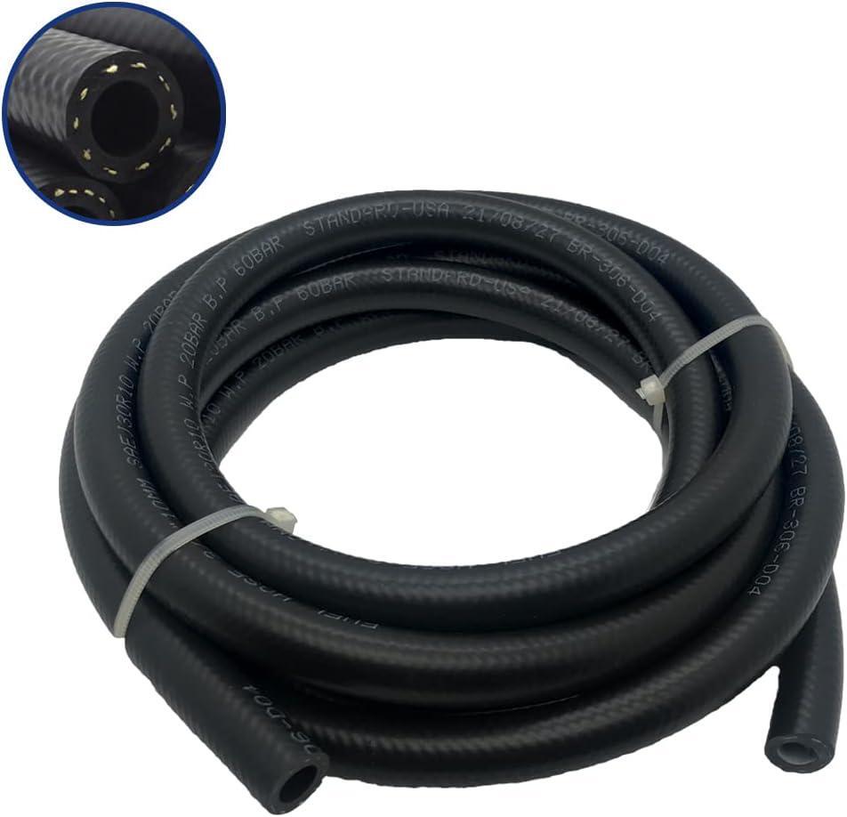 3/8 Fuel Line – 10ft 300 Psi High-Pressure 300PSI Transmission Cooler Hose NBR