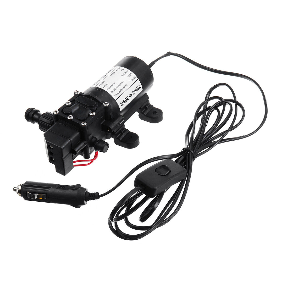 200PSI High Pressure Car Washer Cleaner Water Wash Pump Sprayer Tool w/ 6M Tube