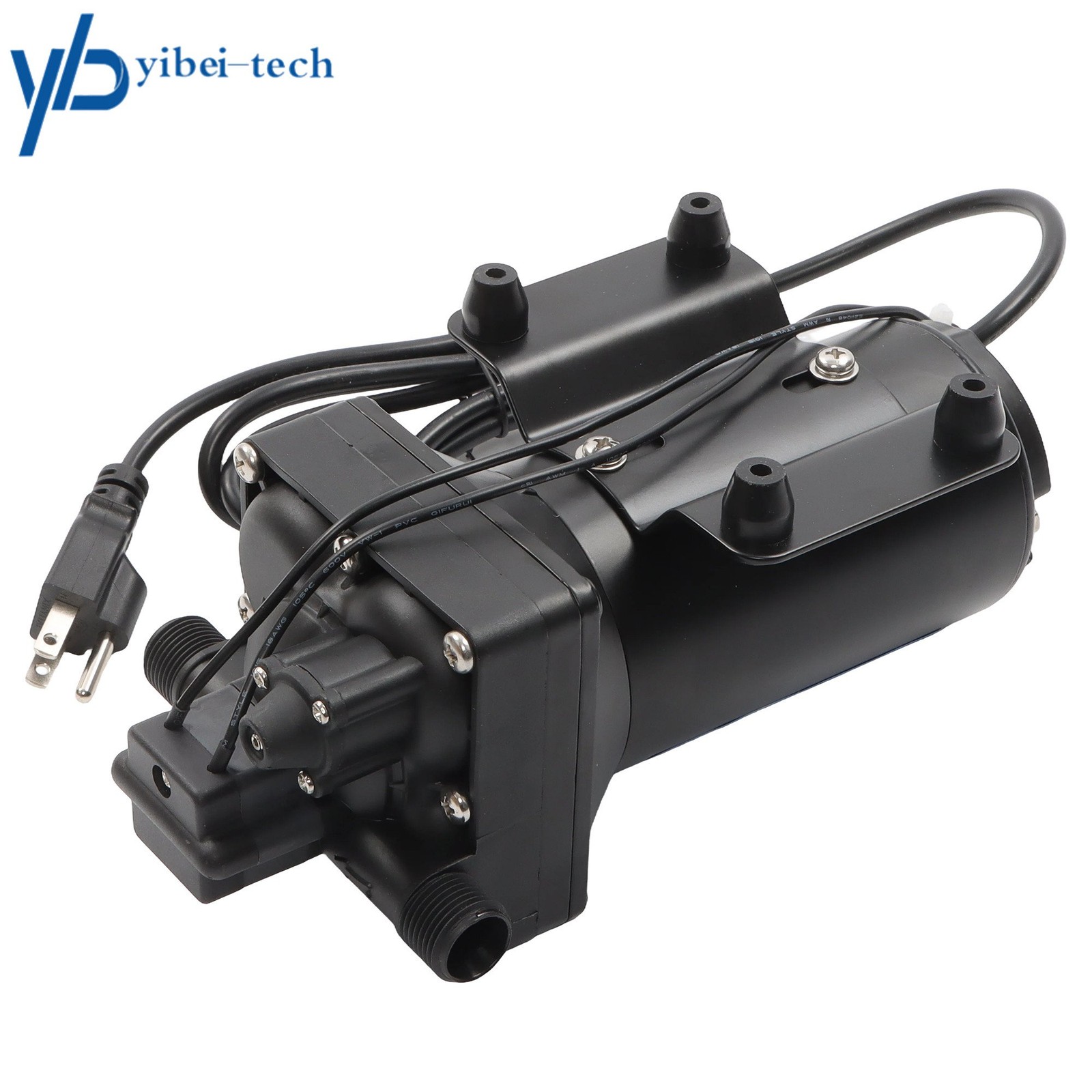 For House 75PSI 5.5GPM Water Pressure Booster Diaphragm Pump 4-chamber 110V AC