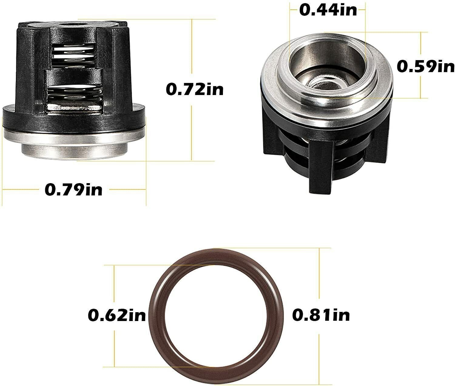 AR1828 Check Valve Kit for Annovi Reverberi RRV RKV RKW RKA Mi-T-M 70 Model 18mm