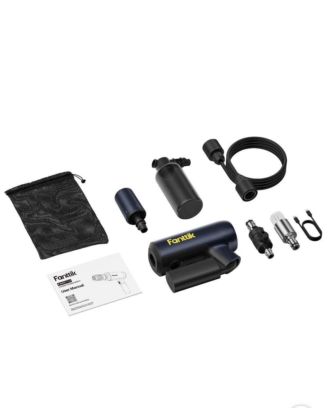 Fanttik K200 Cordless Portable Pressure Washer. Powerful Spring on the Go. New