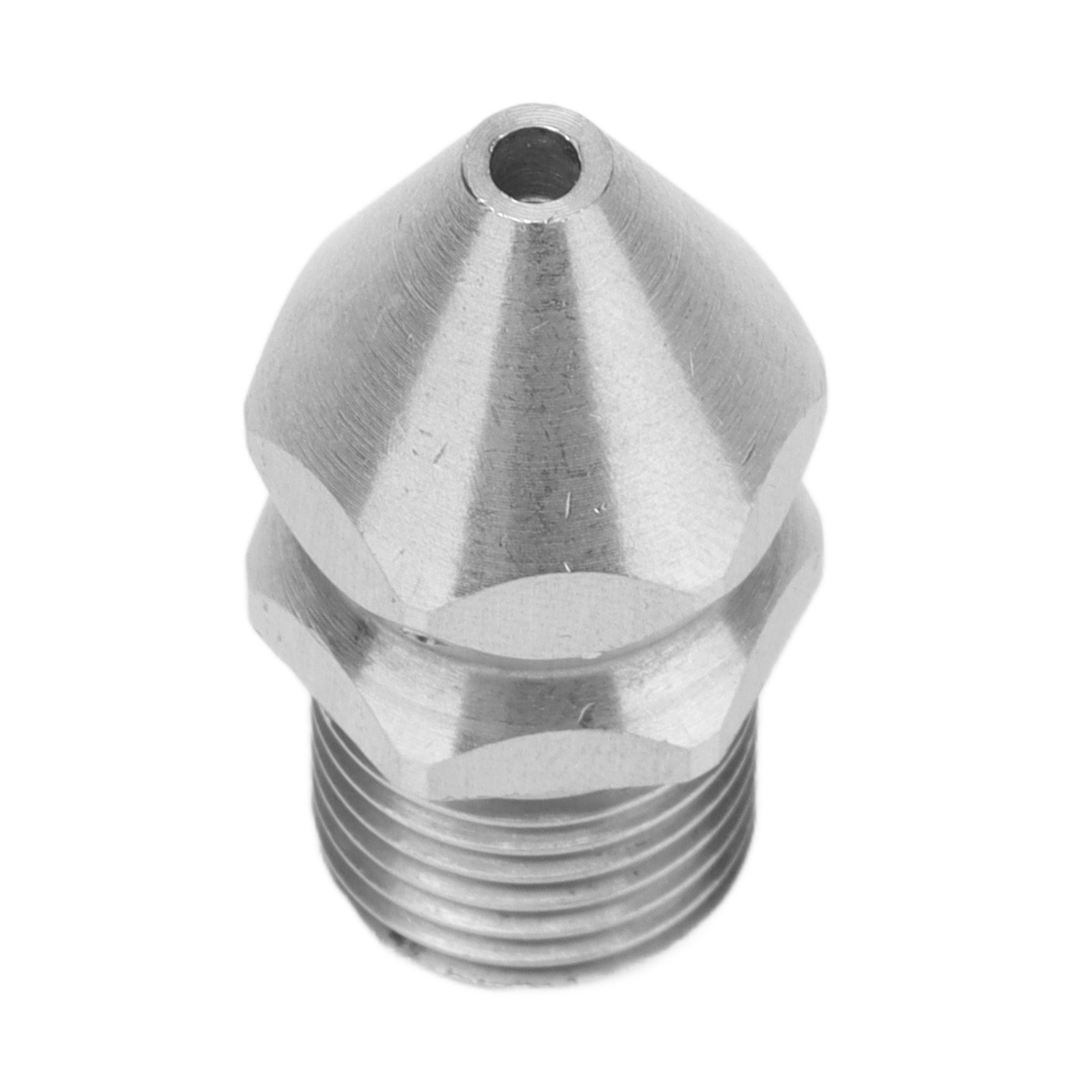 Pipe Cleaning Nozzle G1/4in Male Thread Sewer Nozzle Drain Sewer Wash Jet 4Hole