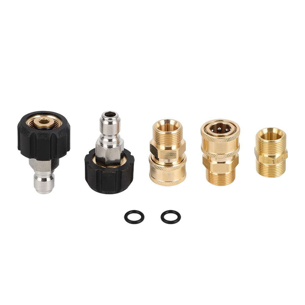 5PCS Pressure Washer Adapter Set Quick Connect Set For Power Washer Gun/Hose