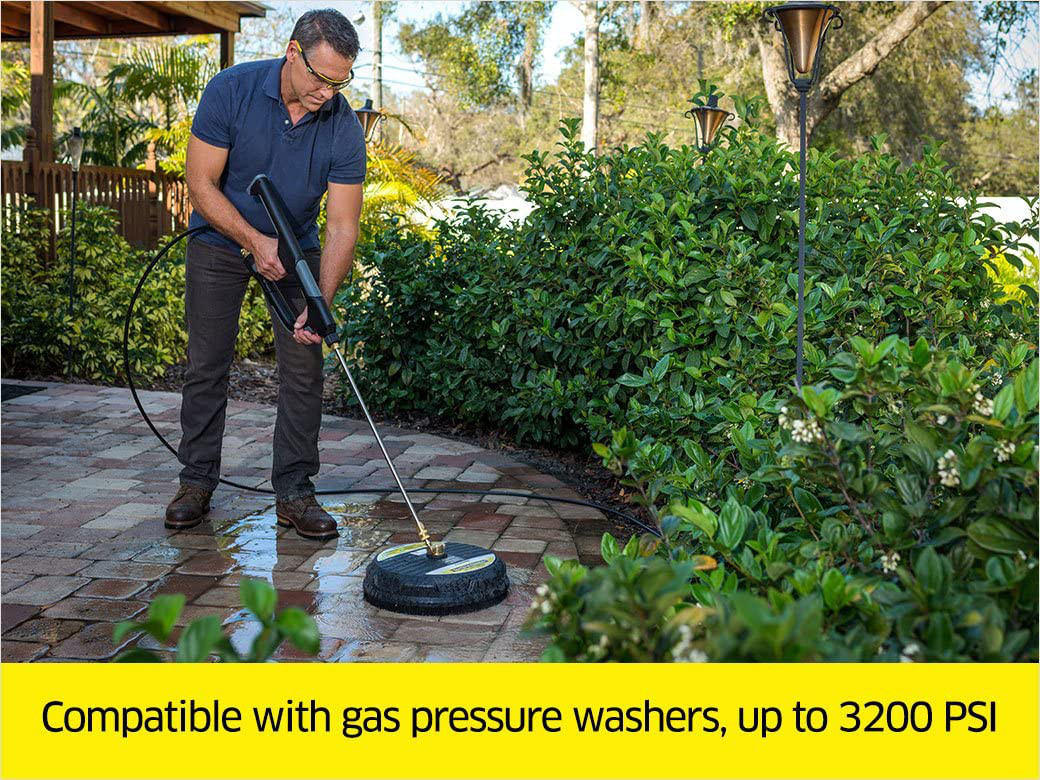 15 Inch Garage Floor Cleaner Washer Machine Kit Concrete Pressure Hard Surface