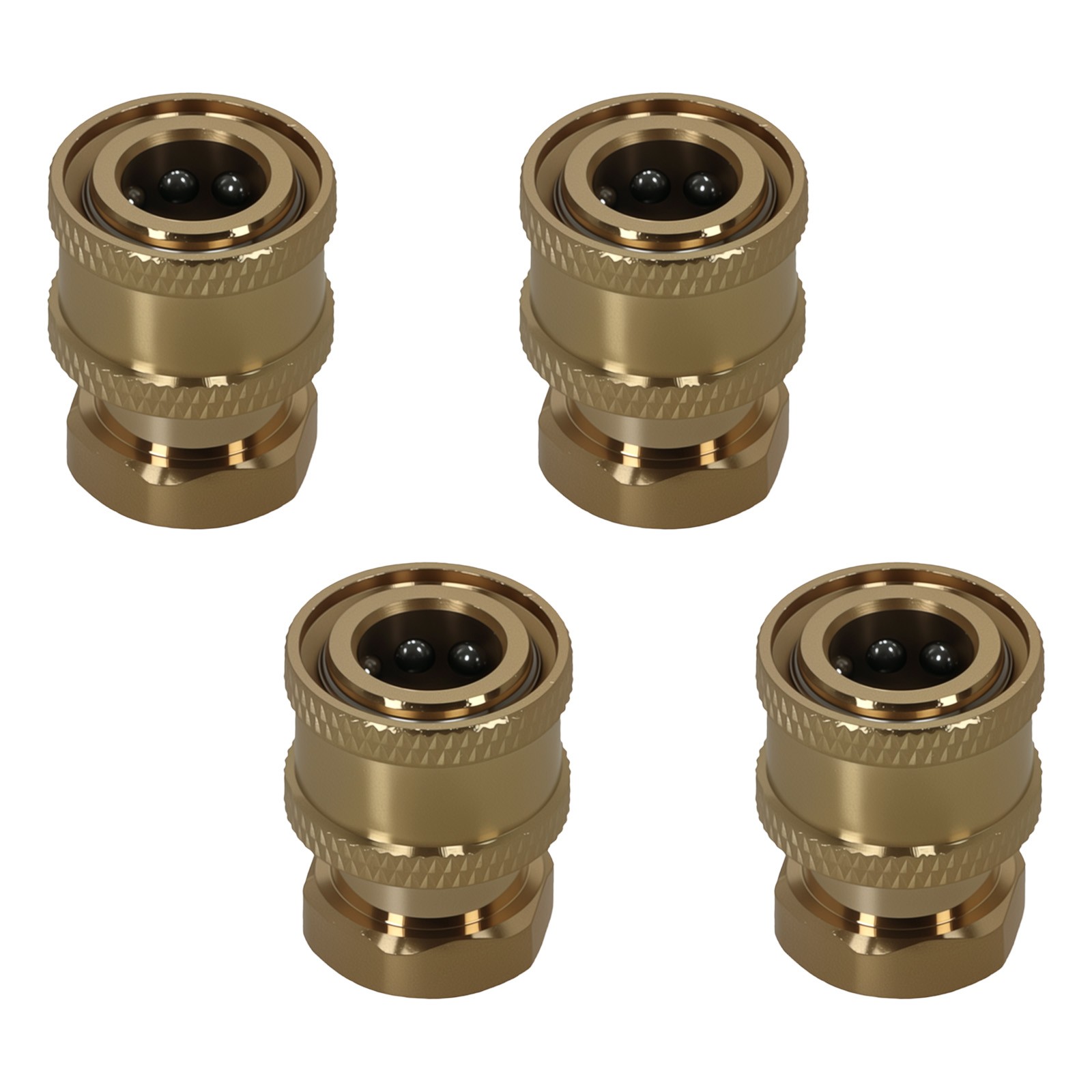4* Brass Pressure Washer Coupler 1/4″ Quick Connect Socket to 1/4″ Female NPT