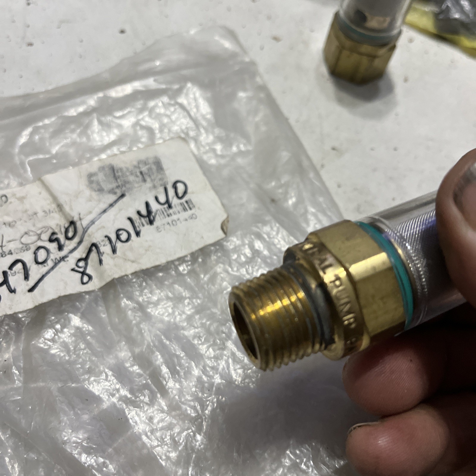 General Pump Clear View Pressure Washer Inlet Filter 1/2″ NPT x 3/4″ 347090