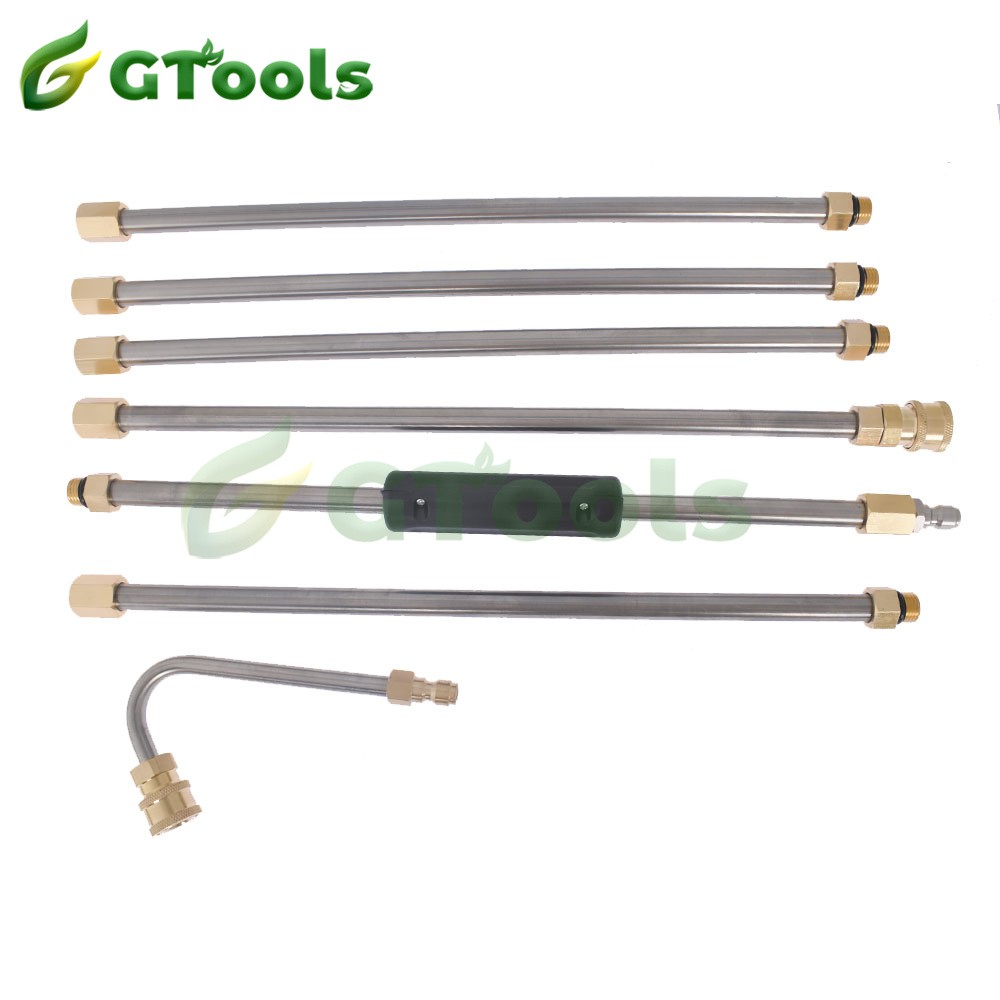 Washer Extension Wand 4000PSI Set 5 Cleaner Nozzle Hose Kit High Pressure New