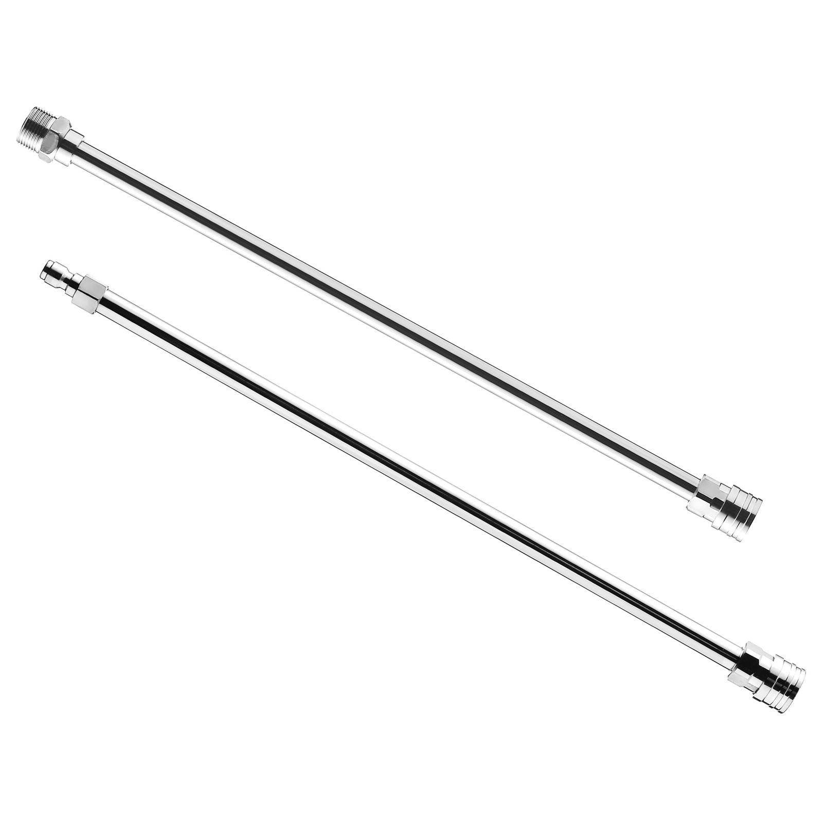 Pressure Washer Wand Extension Kit Stainless Steel Lance M22 1/4 Inch 17 Inch
