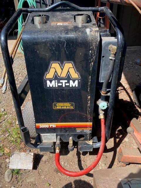MI-T-M GH-3004-SM10 Pressure Washer,8HP,3000psi,3.5gpm,230V 2GXK9