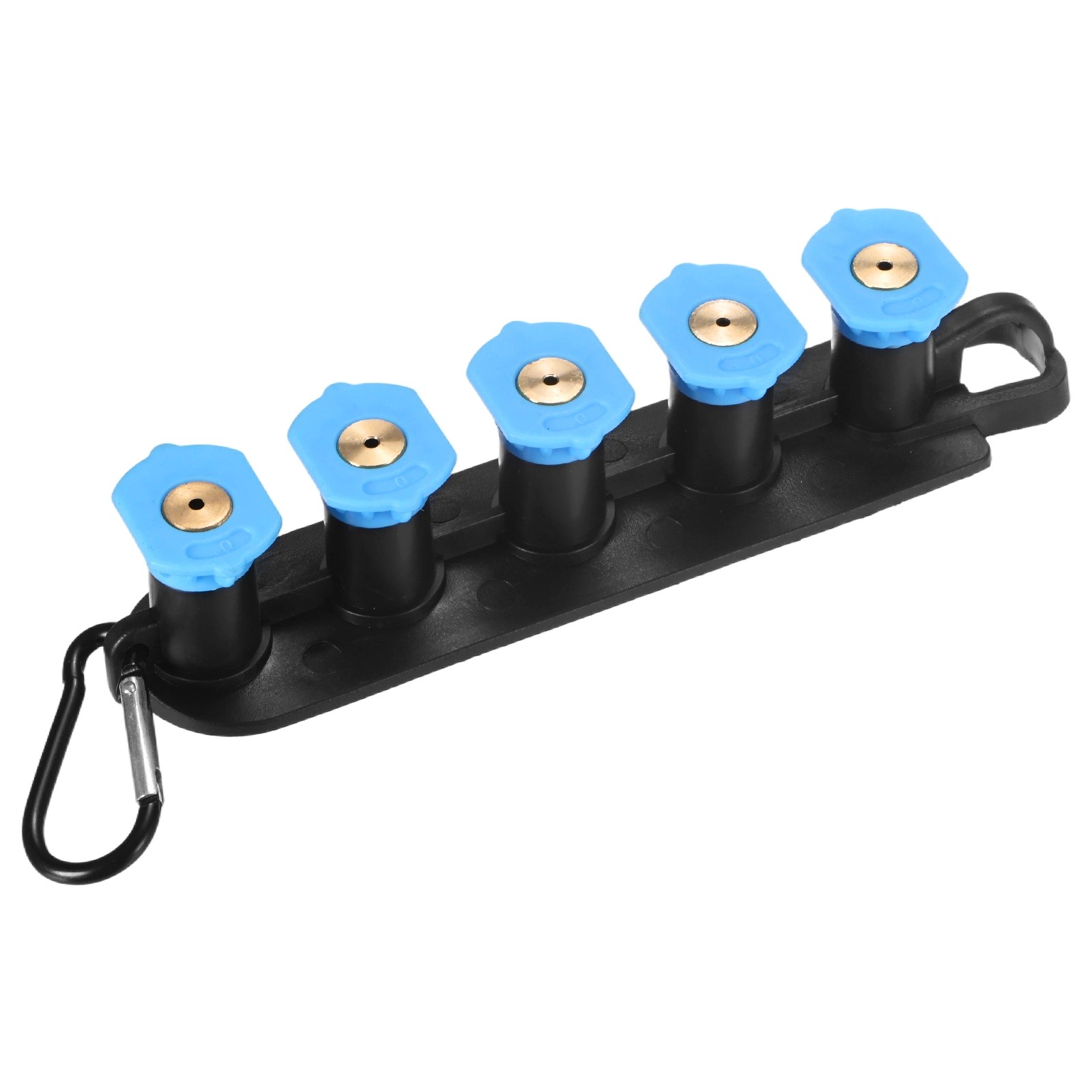5-Pack Pressure Washer Nozzle Tips with Holder, RINSE Nozzle, Orifice 2.5